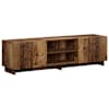 vidaXL Telerialus 140 x 34,5 x 40 cm Vana puit Tehispuit