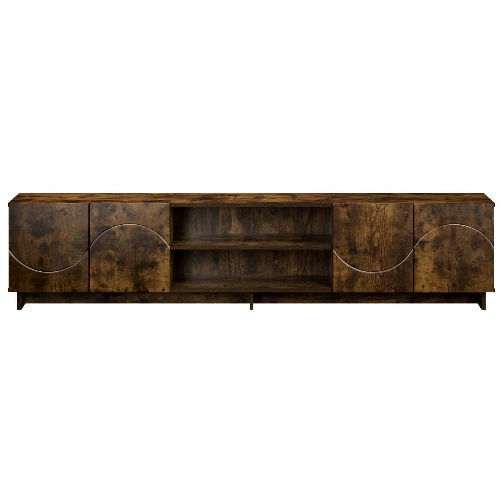 TV stojalo 180 x 34,5 x 40 cm Dimljen hrast Inženirski les