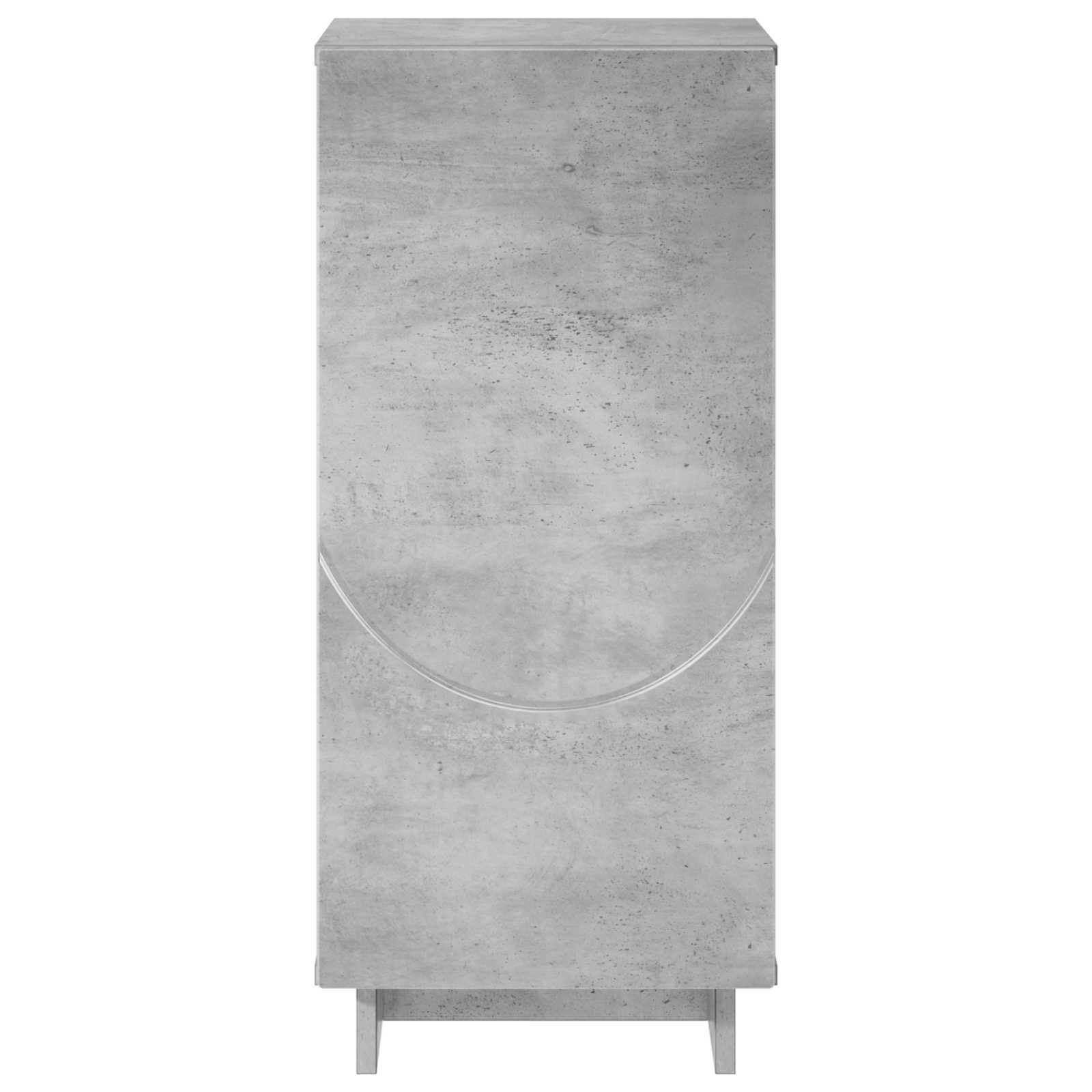 Komoda Betonsko siva 33,5 x 34,5 x 75 cm Inženirski les