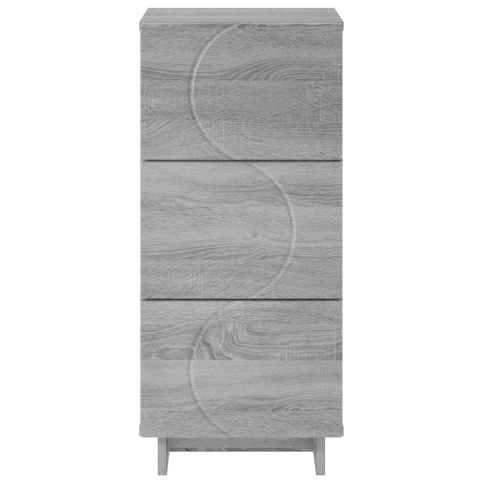 Komoda Siva Sonoma 33,5 x 34,5 x 75 cm Inženirski les