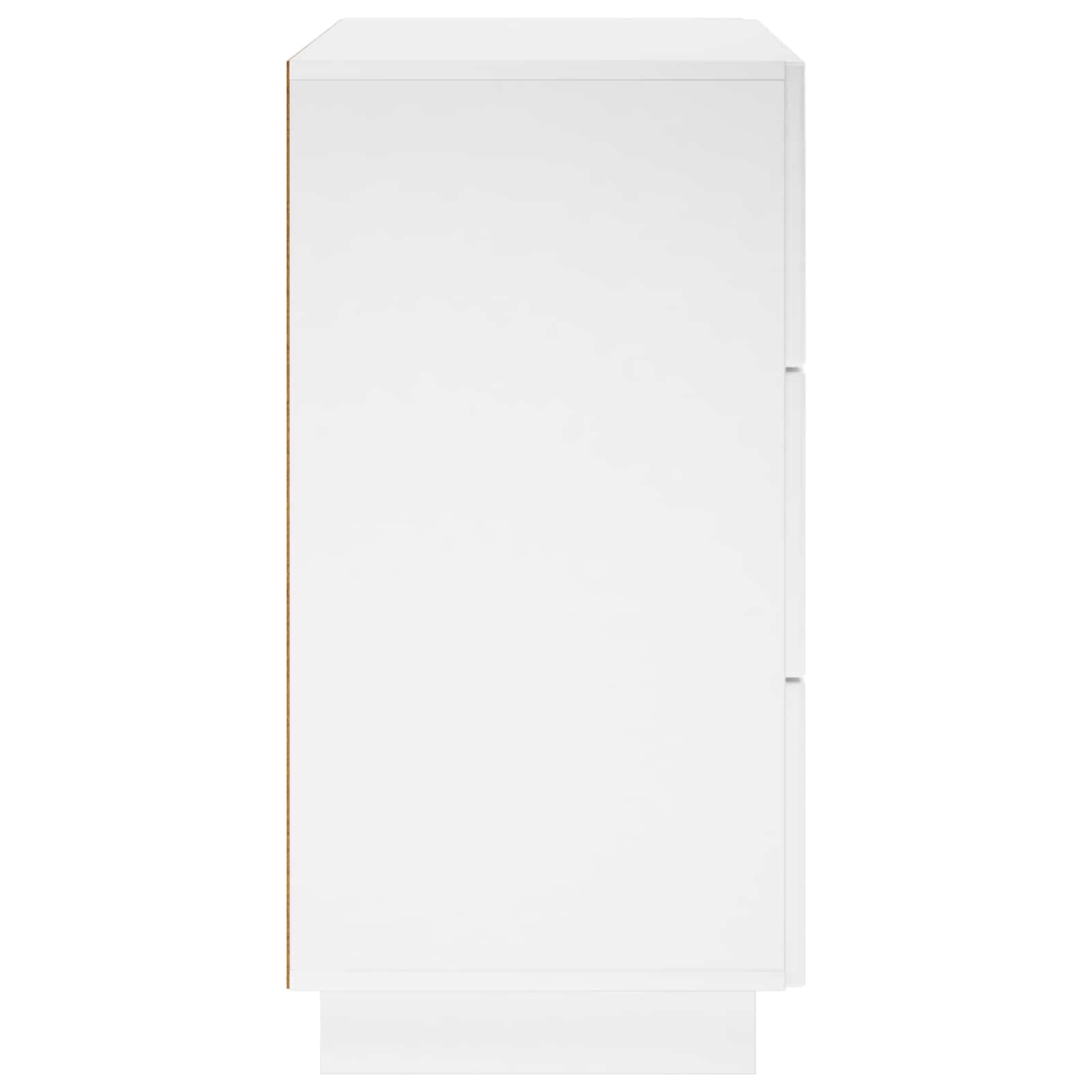 Komoda Bela visok sijaj 70 x 38 x 75 cm Konstruiran les