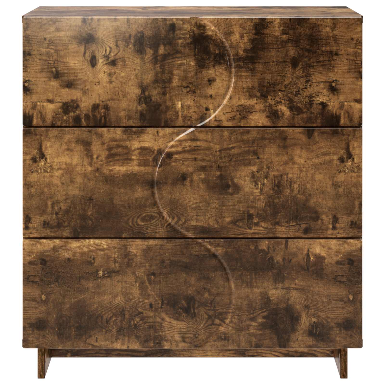 Komoda Dimljen hrast 70 x 38 x 75 cm Konstruiran les