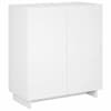 vidaXL Kummut Valge 67 x 34,5 x 75 cm T&ouml;&ouml;deldud puit