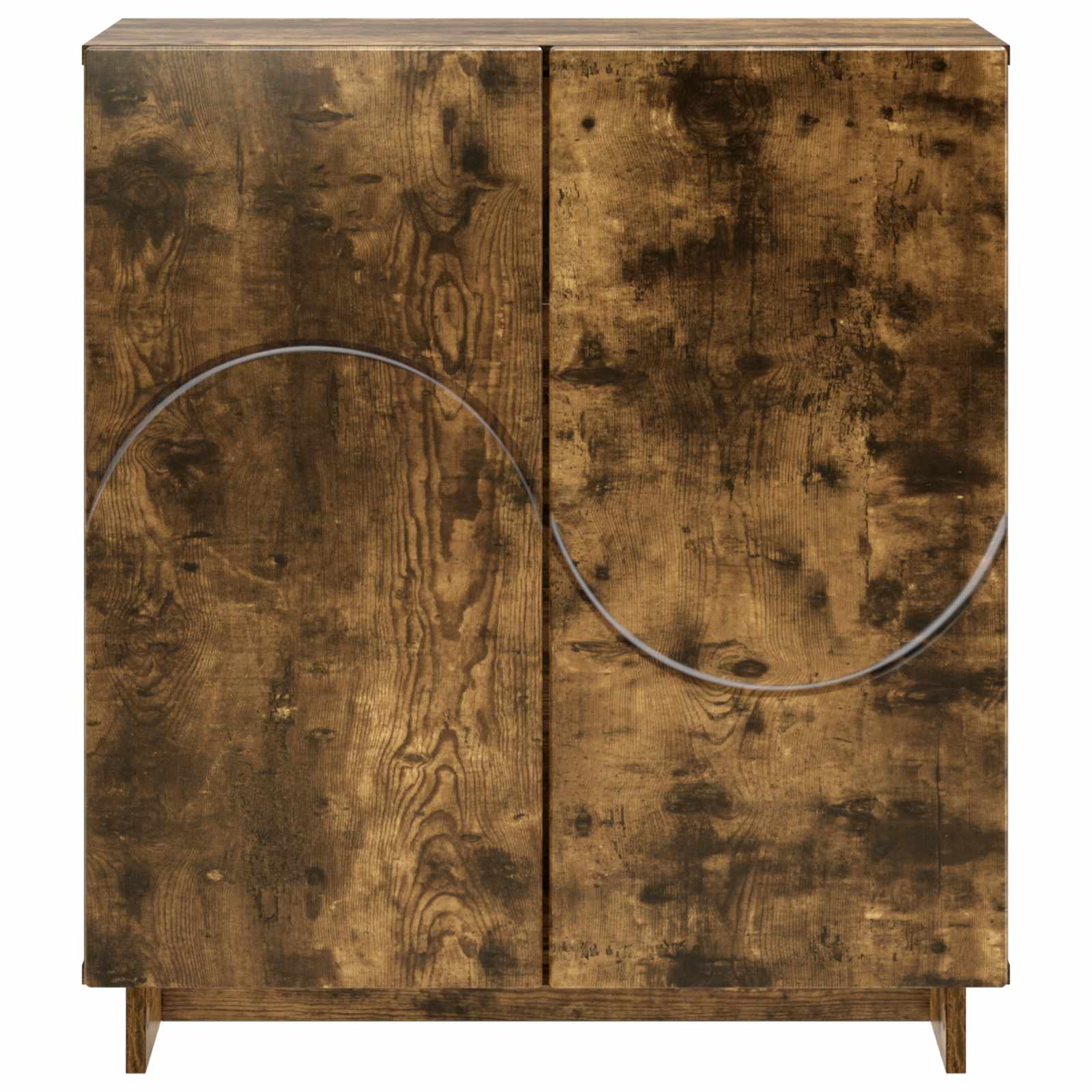 Komoda Dimljen hrast 67 x 34.5 x 75 cm Konstruiran les