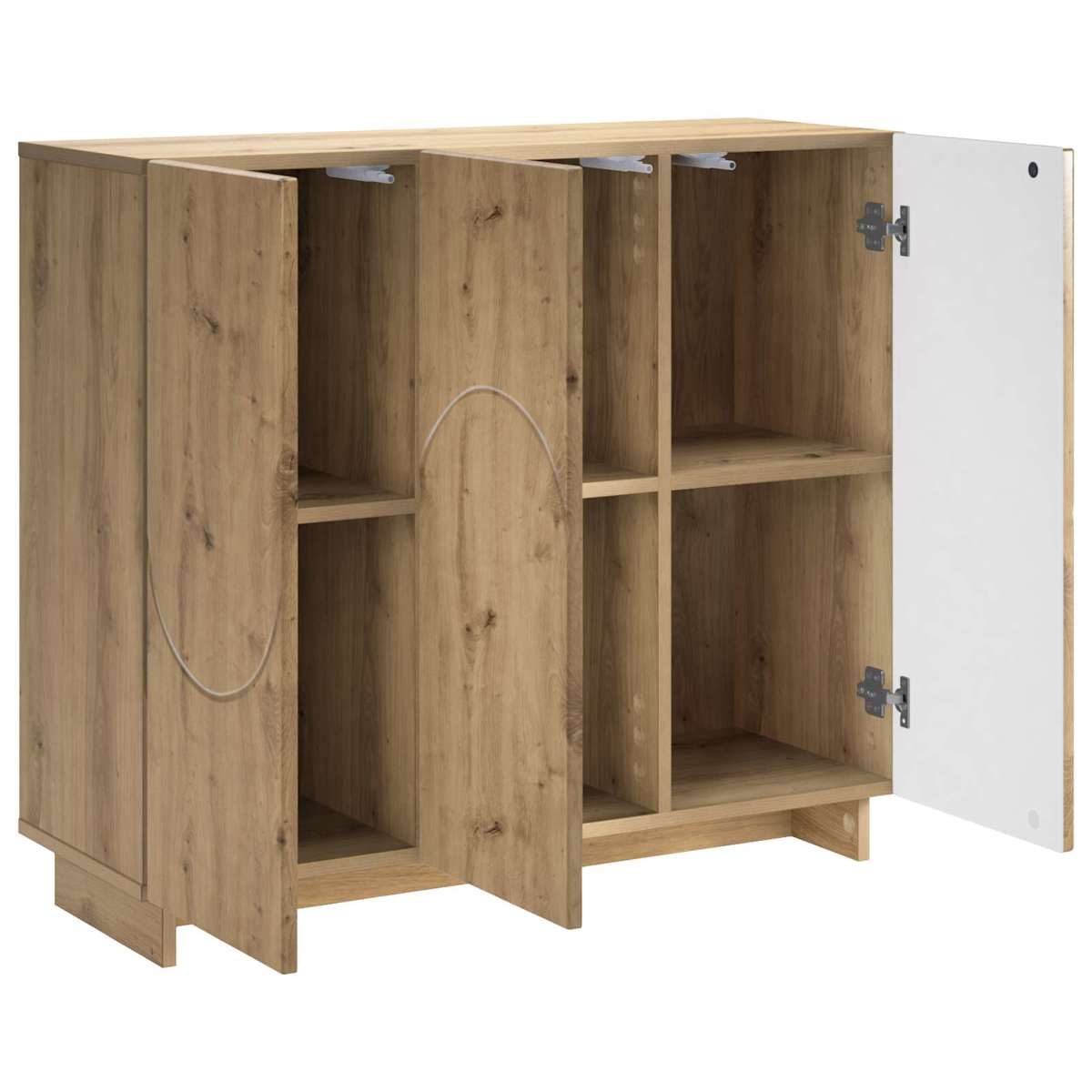 Sideboard 85.5 x 31 x 75 cm Konstrueret træ - Billede 3