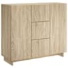 vidaXL K&otilde;ide Sonoma tamm 85.5 x 31 x 75 cm Tehispuit