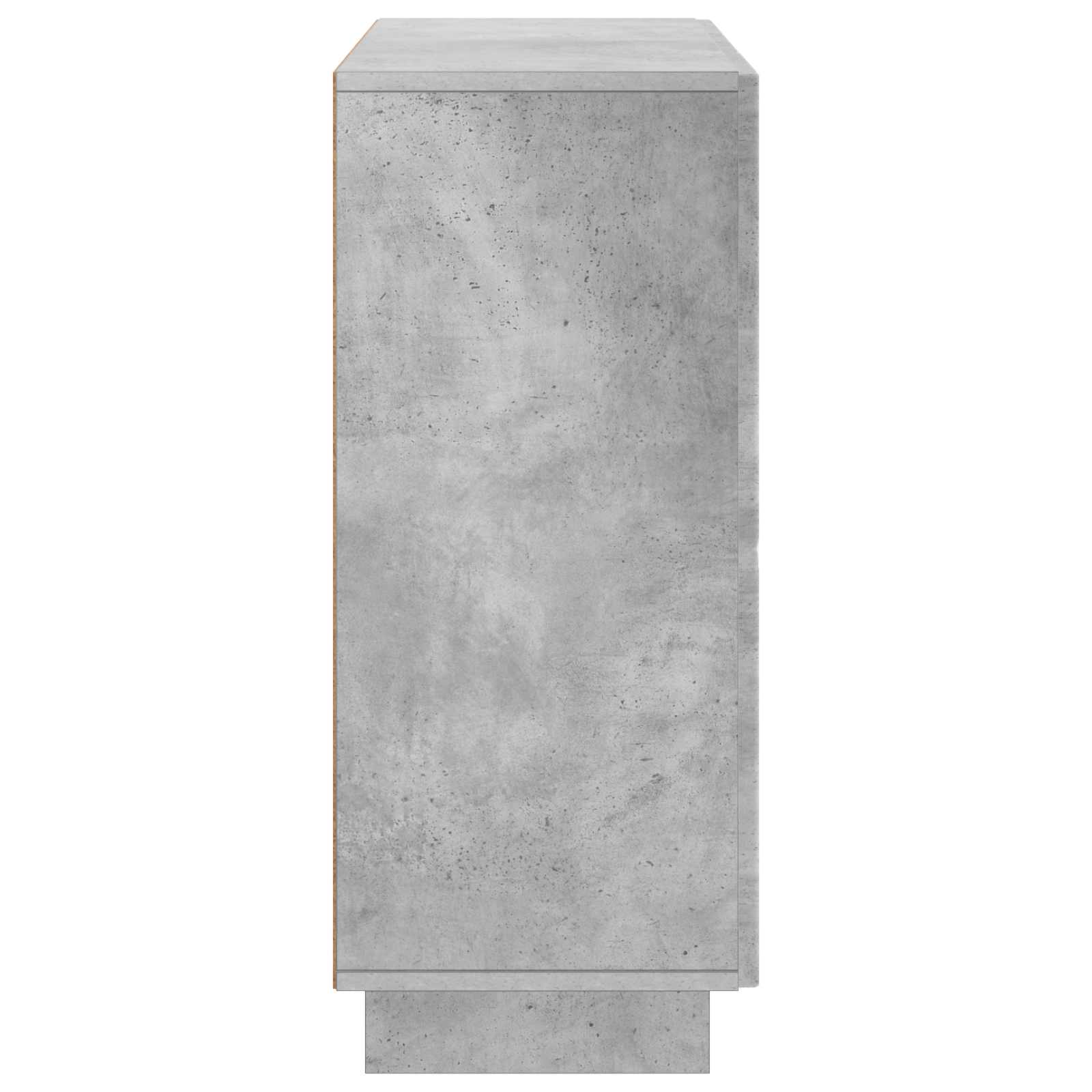 Strani šal Betonsko siva 85,5 x 31 x 75 cm Inženirski les