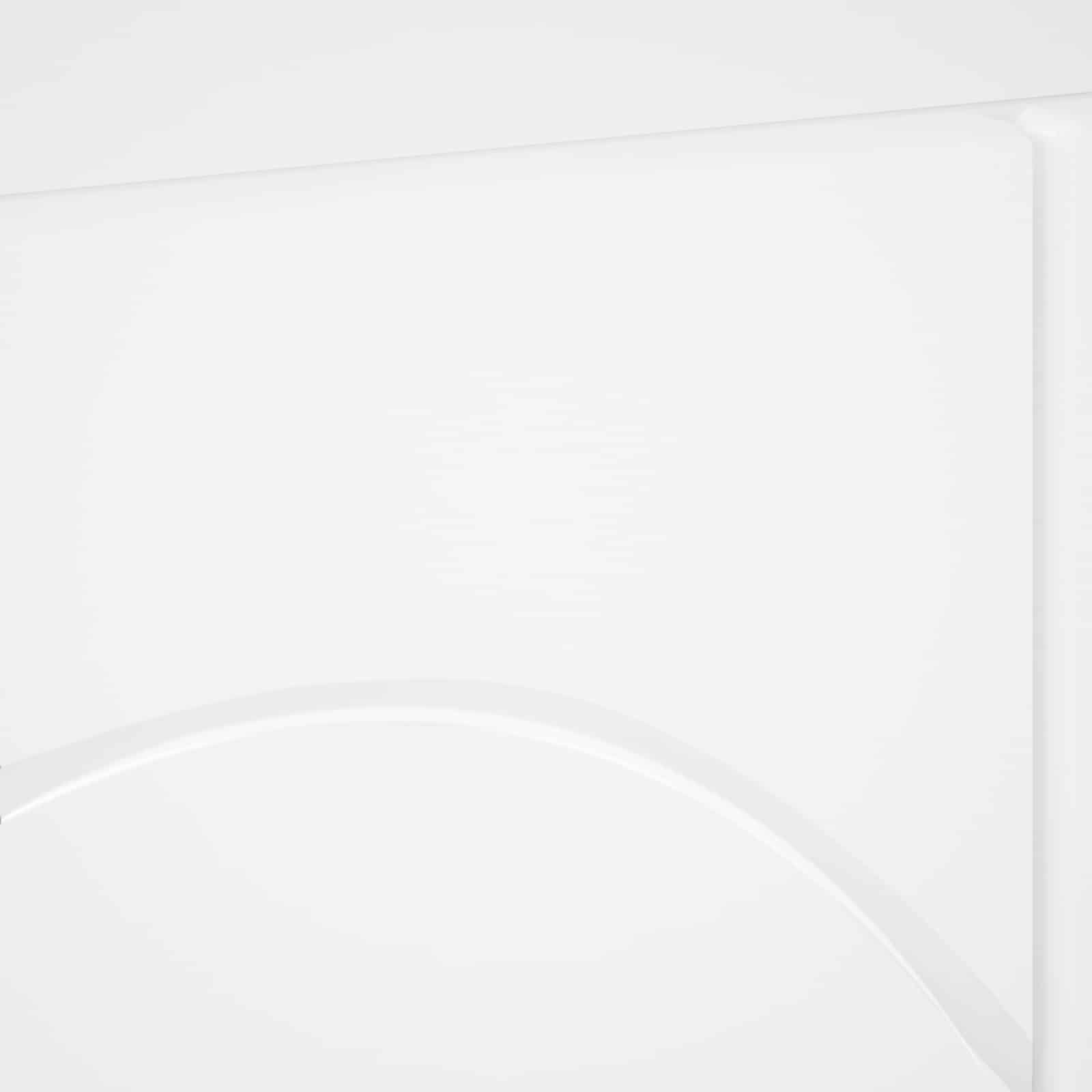 TV stojalo 90 x 34,5 x 40 cm Bela visok sijaj Konstruiran les