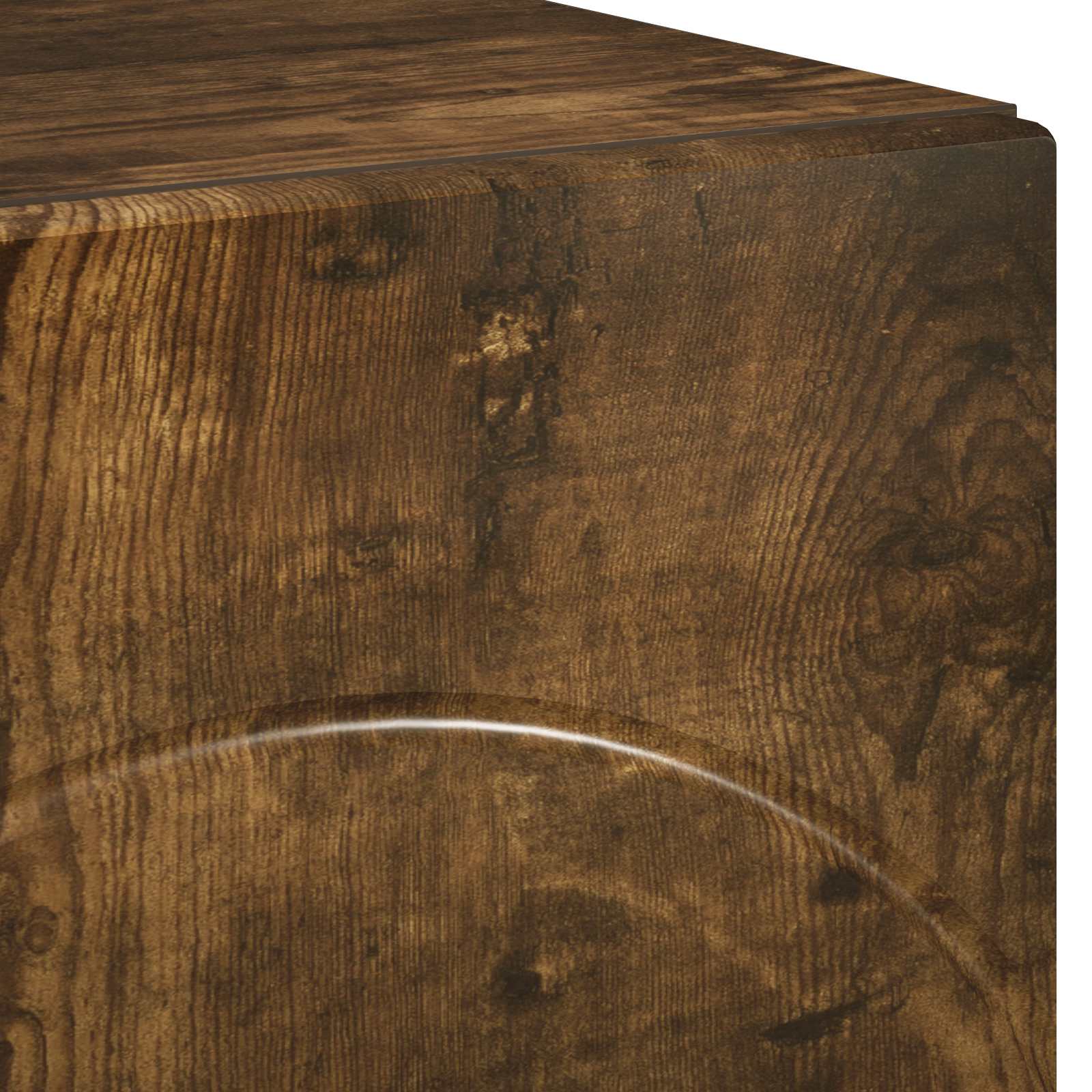 TV stojalo 140 x 34,5 x 40 cm Dimljen hrast Konstruiran les