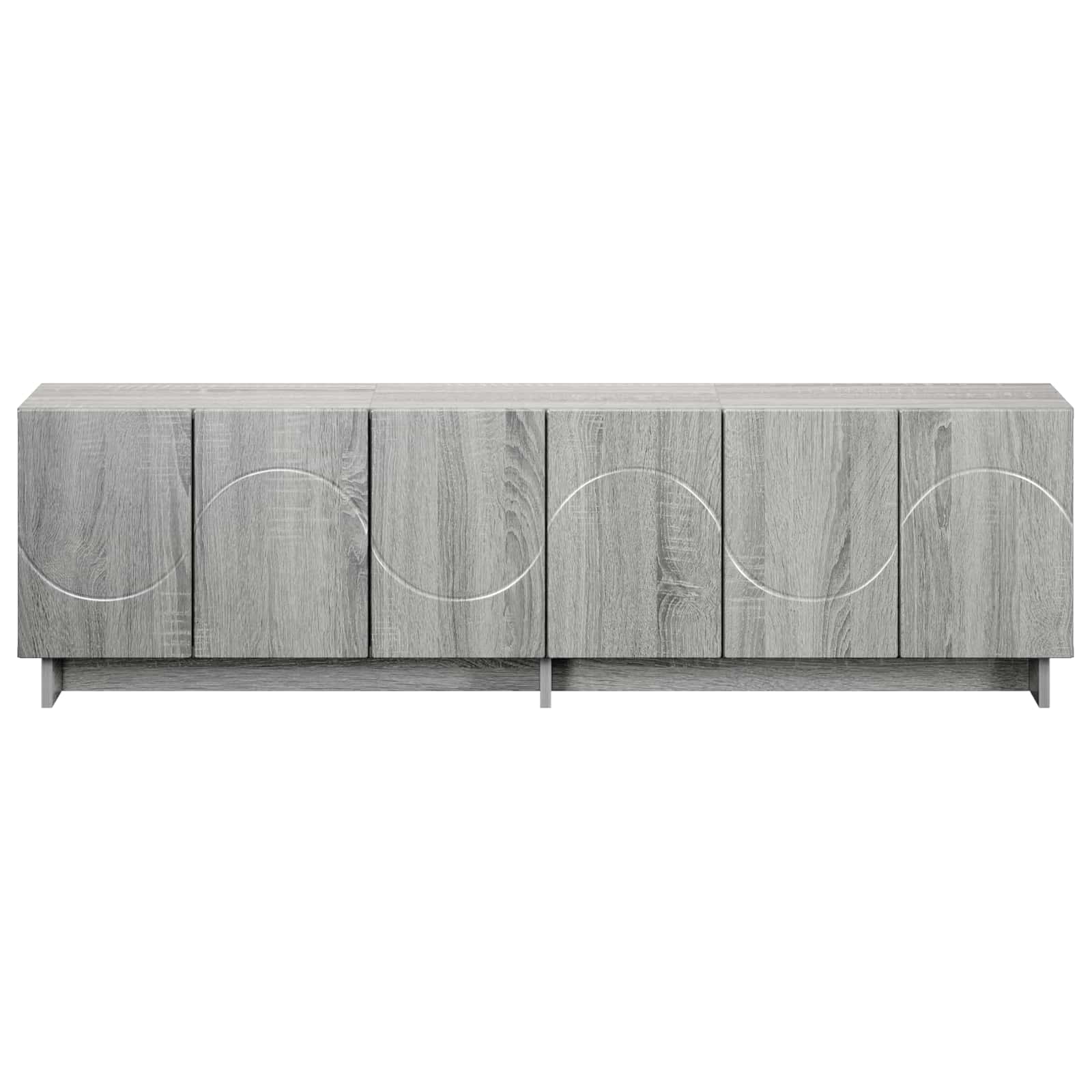 TV stojalo 140 x 34,5 x 40 cm Siva Sonoma Konstruiran les