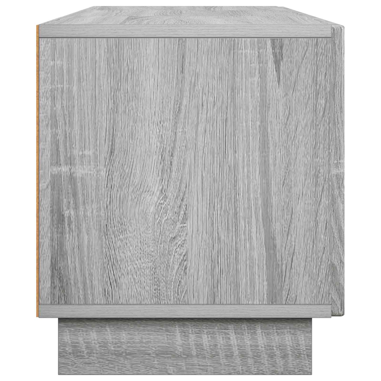 TV stojalo 140 x 34,5 x 40 cm Siva Sonoma Konstruiran les