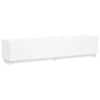 vidaXL Telerialus 179.5 x 34.5 x 40 cm Valge Tehispuit