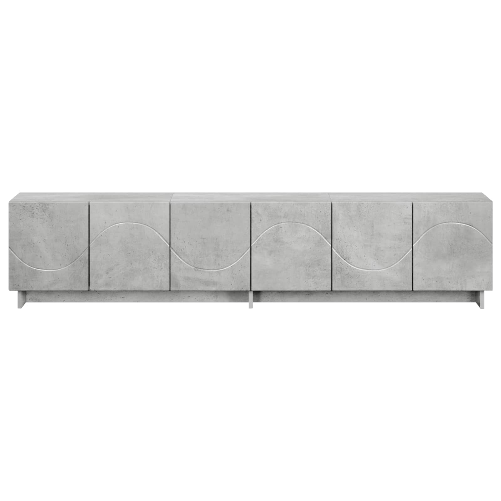 TV stojalo 180 x 34,5 x 40 cm Betonsko siva Konstruiran les