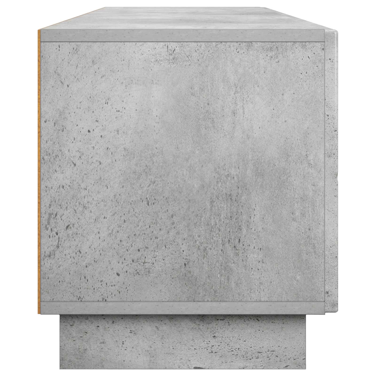 TV stojalo 180 x 34,5 x 40 cm Betonsko siva Konstruiran les