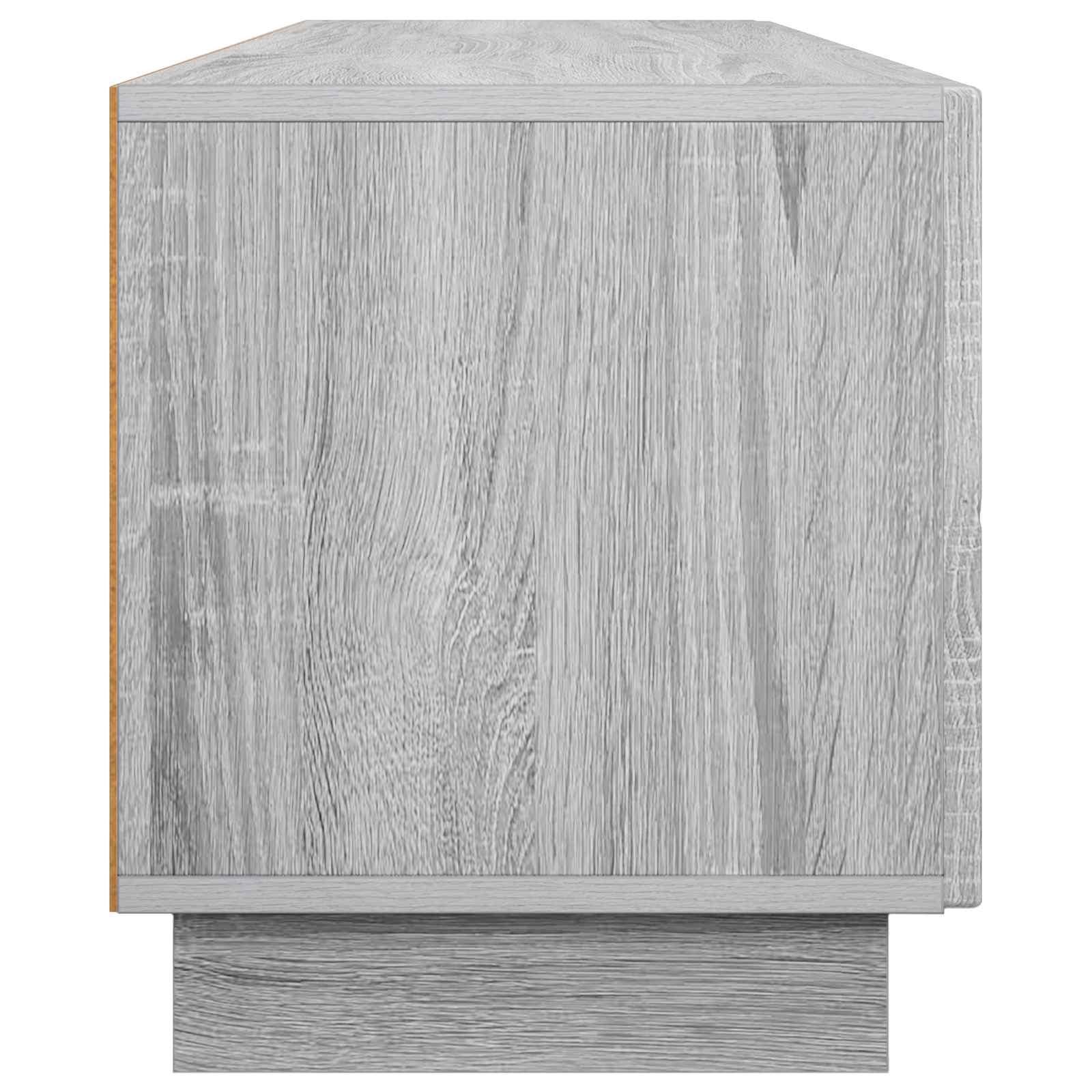 TV stojalo 180 x 34,5 x 40 cm Siva Sonoma Konstruiran les