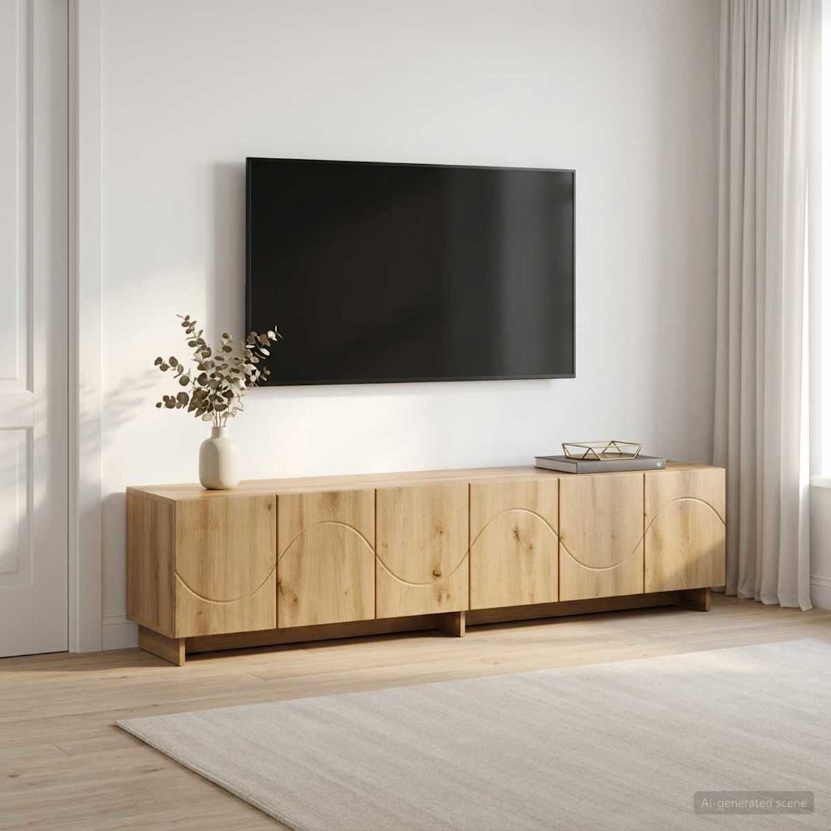TV-bord Konstrueret træ