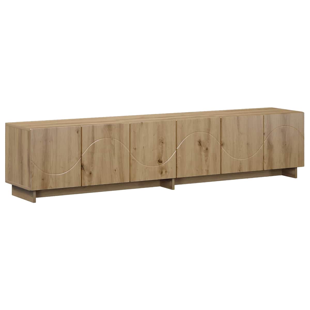 TV-bord Konstrueret træ - Billede 2