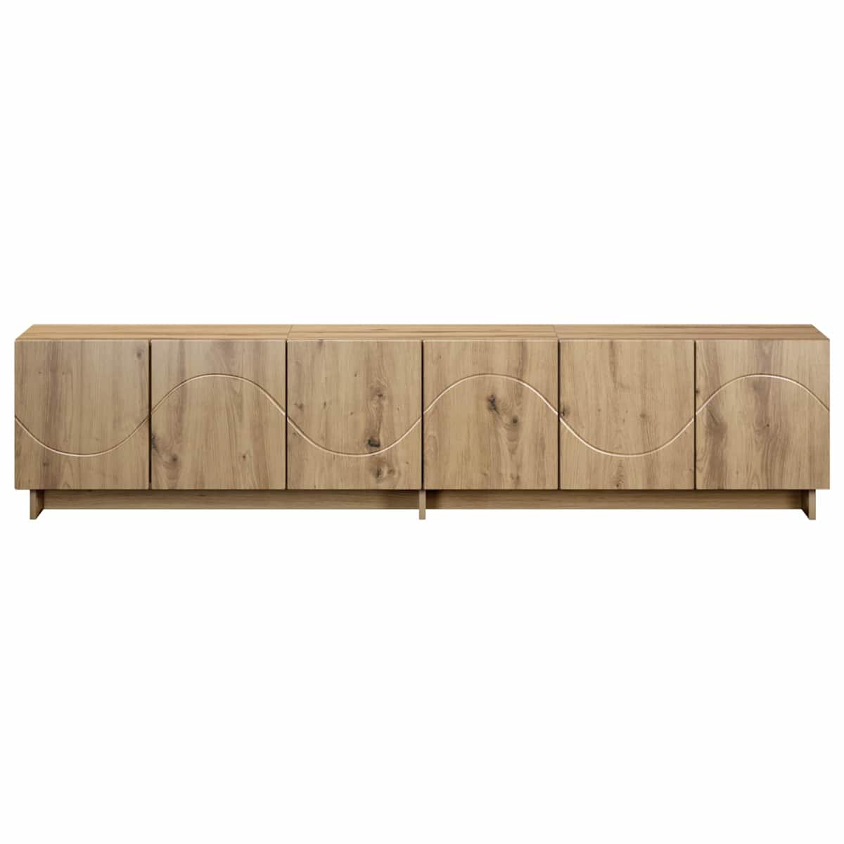 TV-bord Konstrueret træ - Billede 4