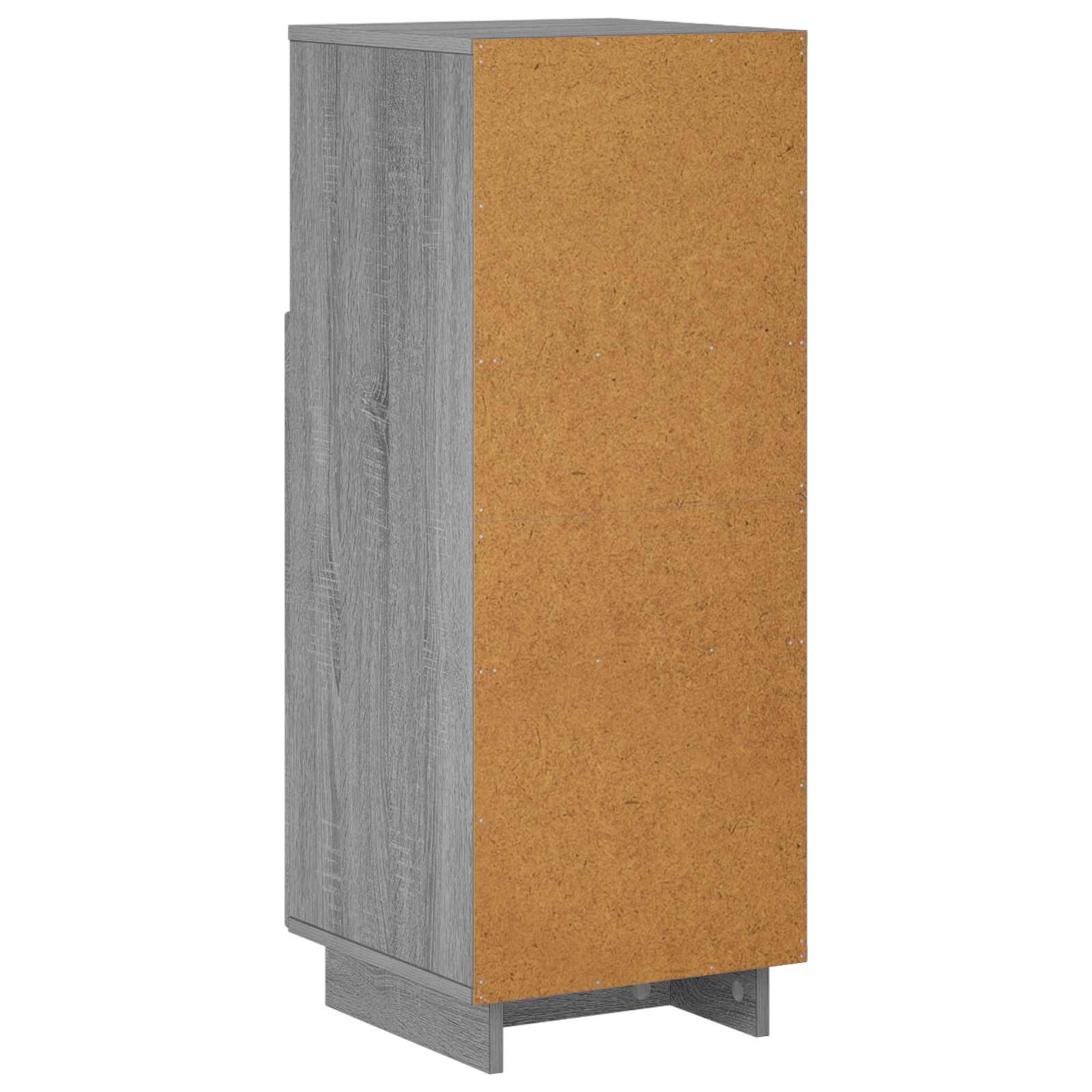 Шкаф за баня Сив Сонома 36.5 x 38 x 95 см Инженерна дървесина — изображение 4