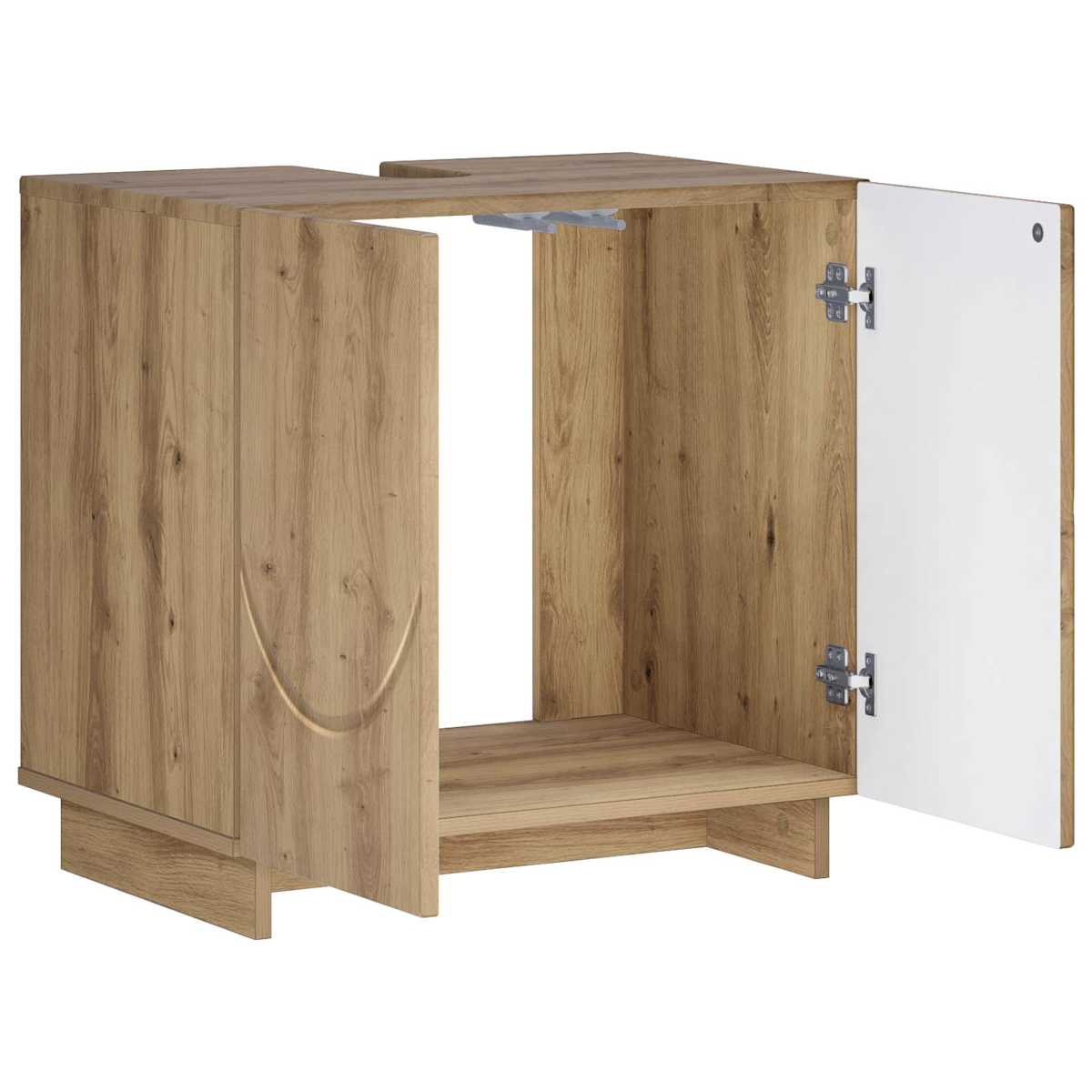 Badeværelsesskab 60 x 41 x 58 cm Konstrueret træ - Billede 3