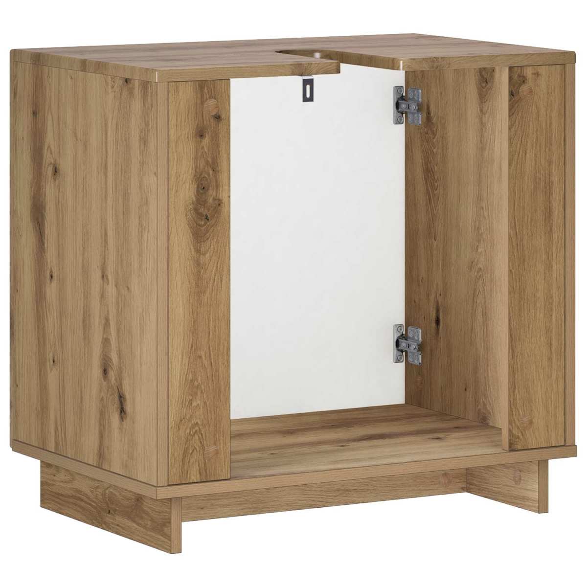 Badeværelsesskab 60 x 41 x 58 cm Konstrueret træ - Billede 6