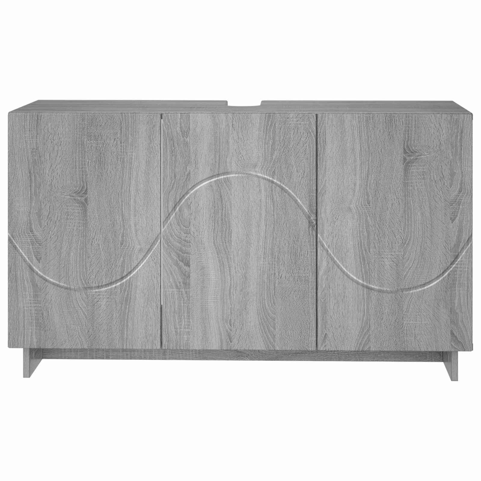 Kopalniška omarica Siva Sonoma 101 x 41 x 58 cm Konstruiran les