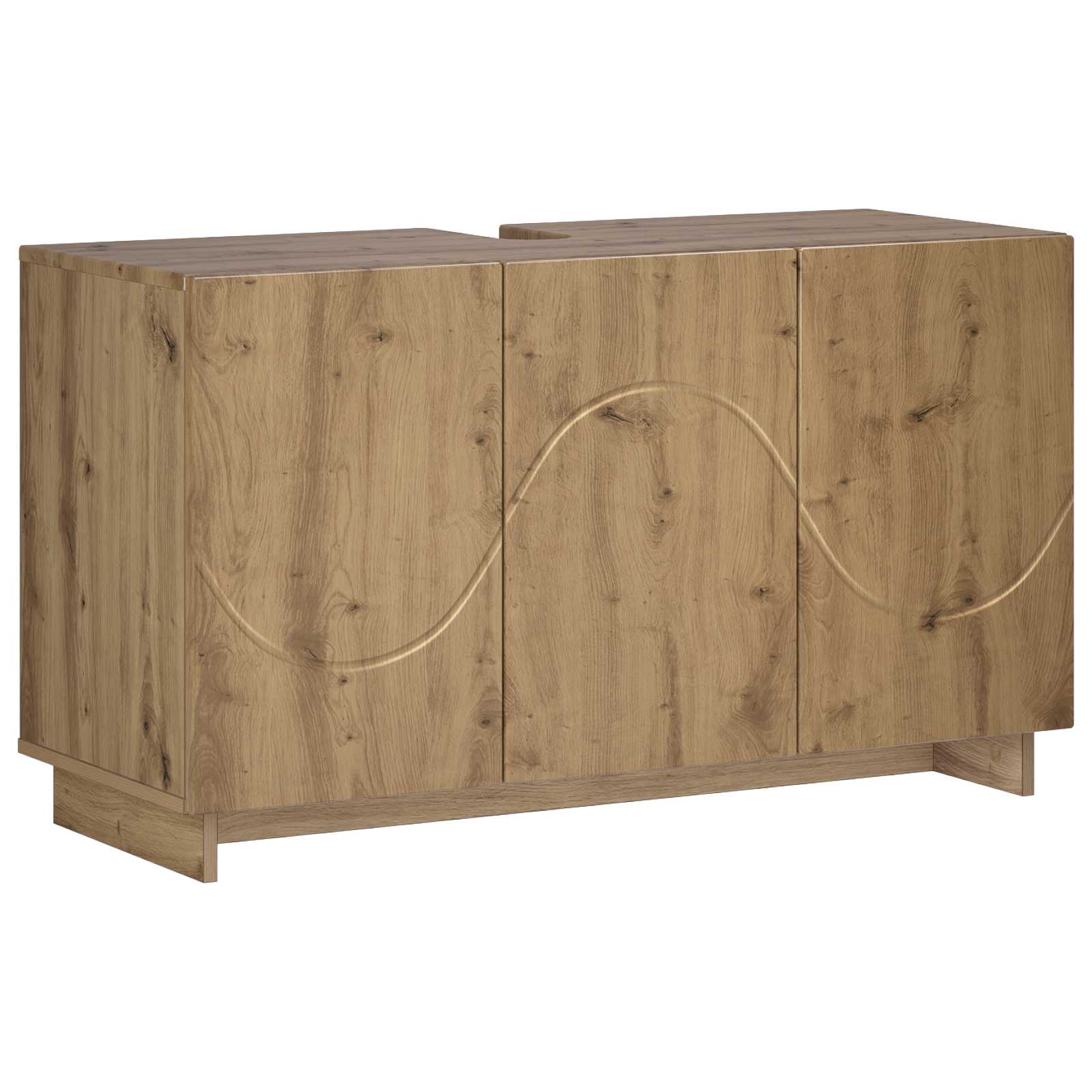 vidaXL Badschrank Artisan-Eiche 101 x 41 x 58 cm Holzwerkstoff – Bild 2