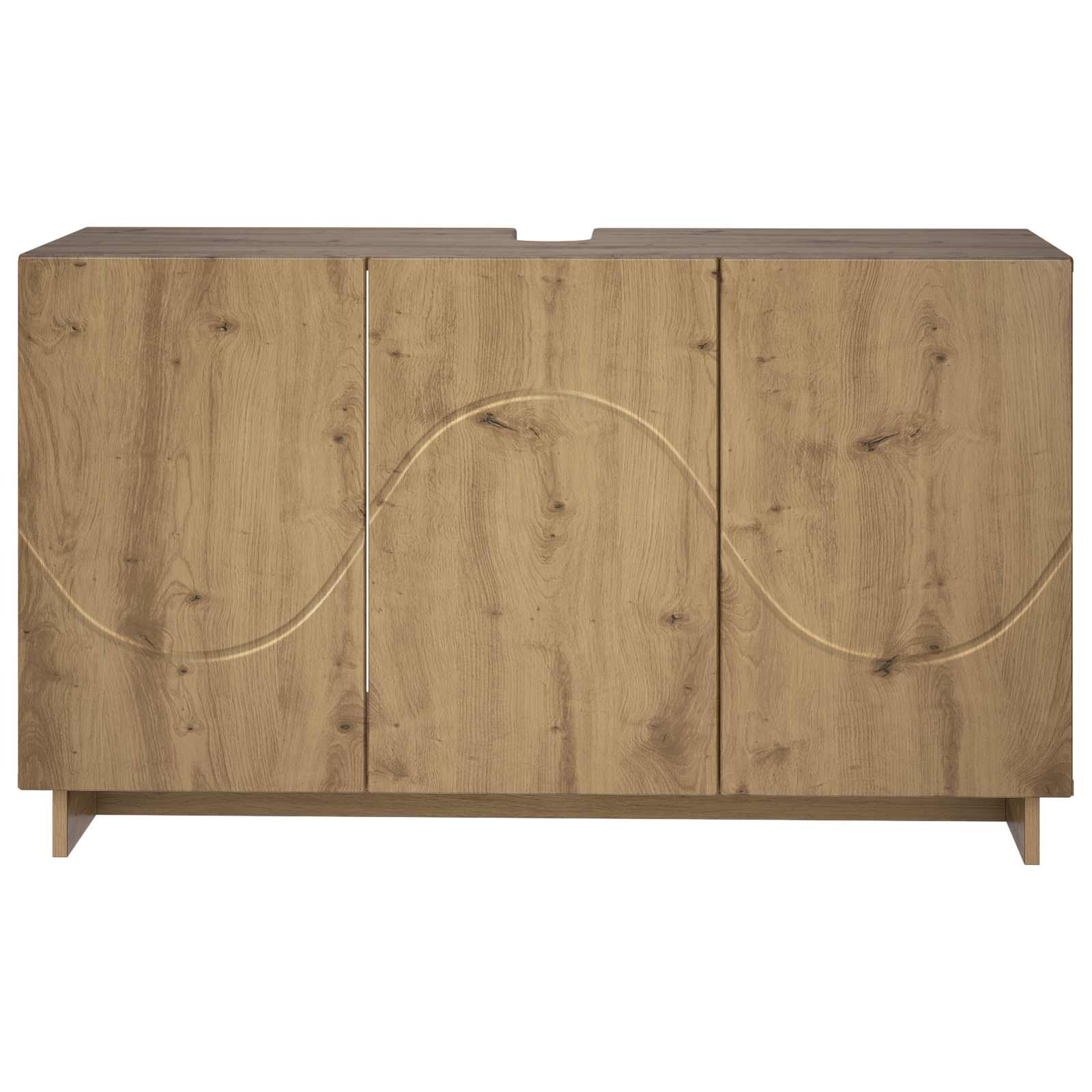 vidaXL Badschrank Artisan-Eiche 101 x 41 x 58 cm Holzwerkstoff – Bild 4