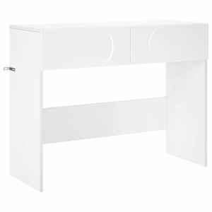 vidaXL Konsoollaud Valge 96,5 x 38 x 75 cm Tehispuit
