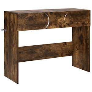 vidaXL Konsoollaud Suitsutatud tamm 96,5 x 38 x 75 cm Tehispuit