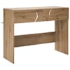 vidaXL Konsoollaud Artisan tamm 96,5 x 38 x 75 cm Tehispuit