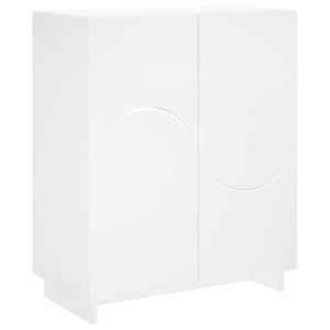 vidaXL Jalatsikapp 73 x 38 x 87,5 cm Tehispuit Valge