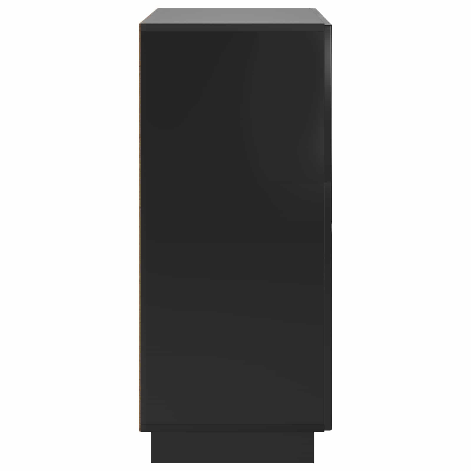 Schoenenkast 73 x 38 x 87,5 cm Bewerkt hout Zwart image 5