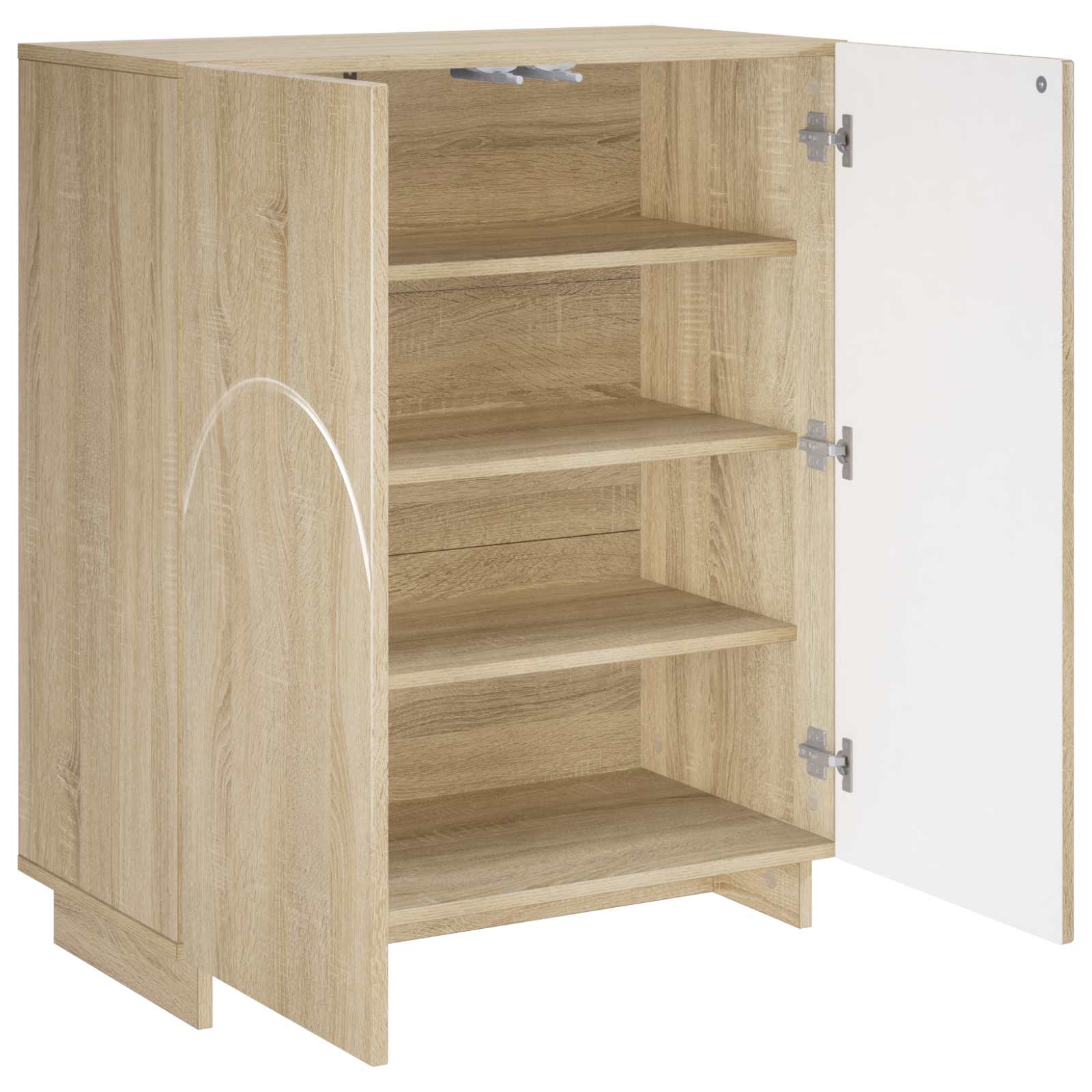 Schoenenkast 73 x 38 x 87,5 cm Bewerkt hout Sonoma Eiken image 3