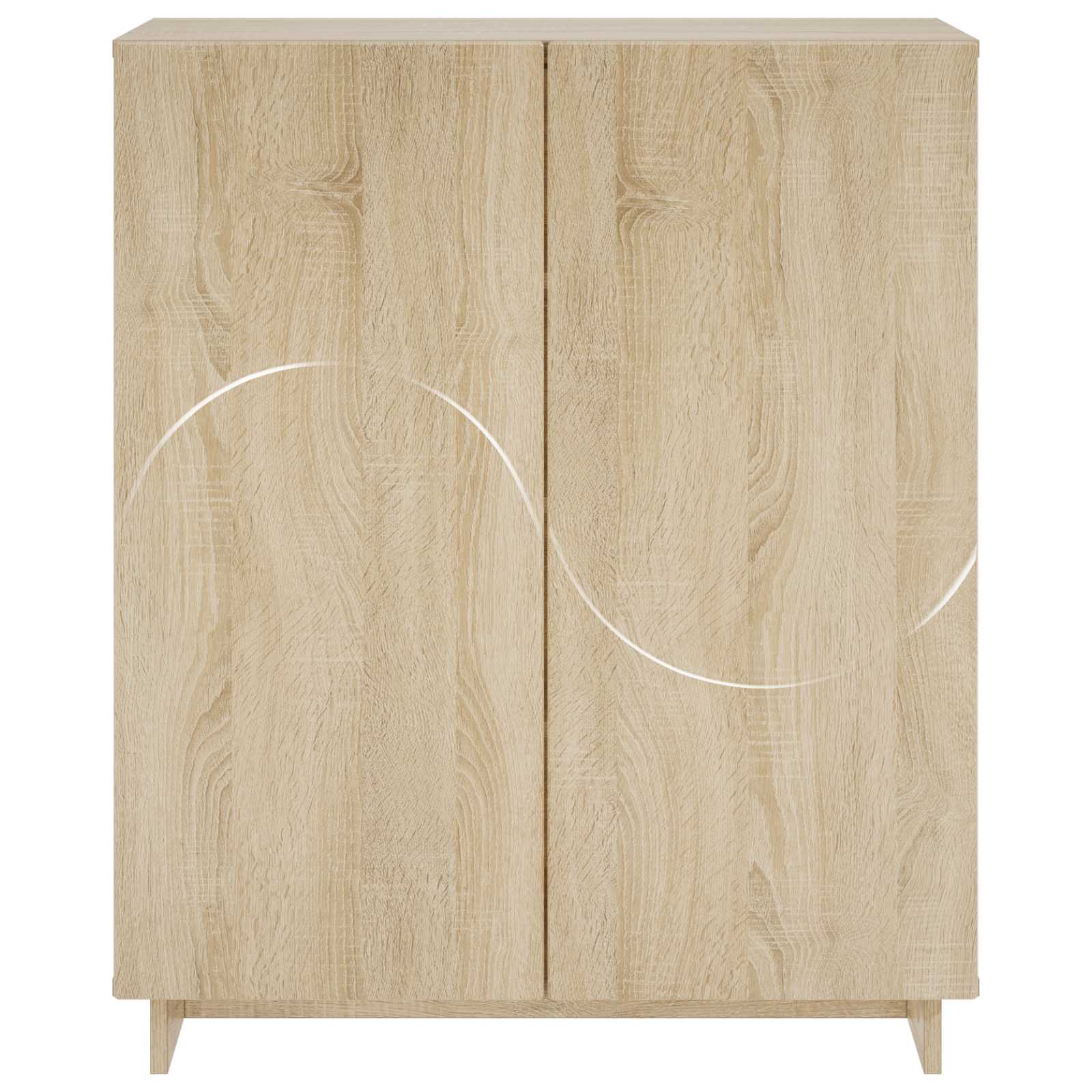 Schoenenkast 73 x 38 x 87,5 cm Bewerkt hout Sonoma Eiken image 4