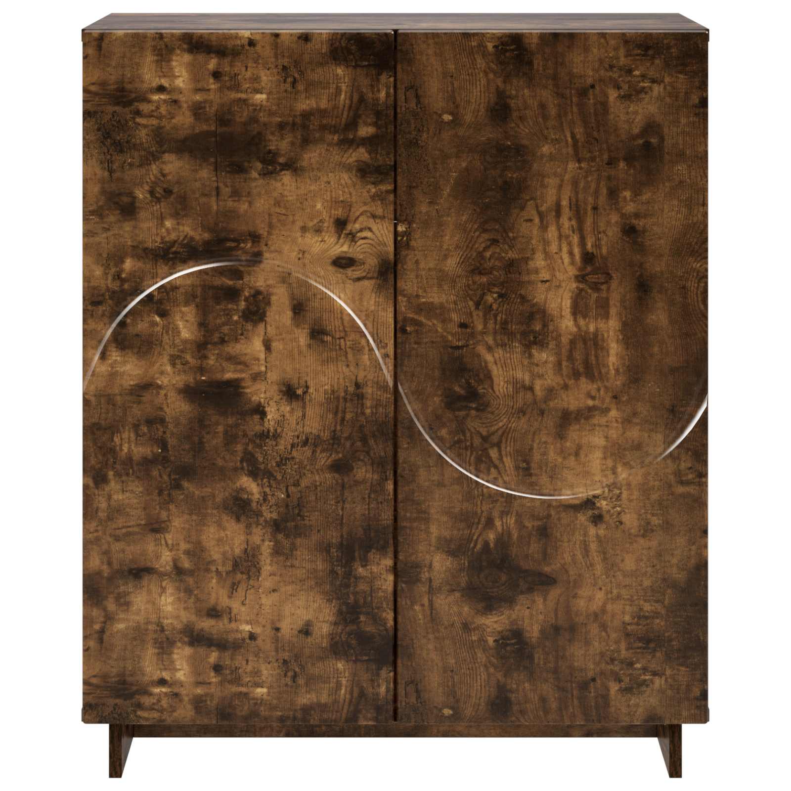 Schoenenkast 73 x 38 x 87,5 cm Bewerkt hout Gerookt eiken image 4