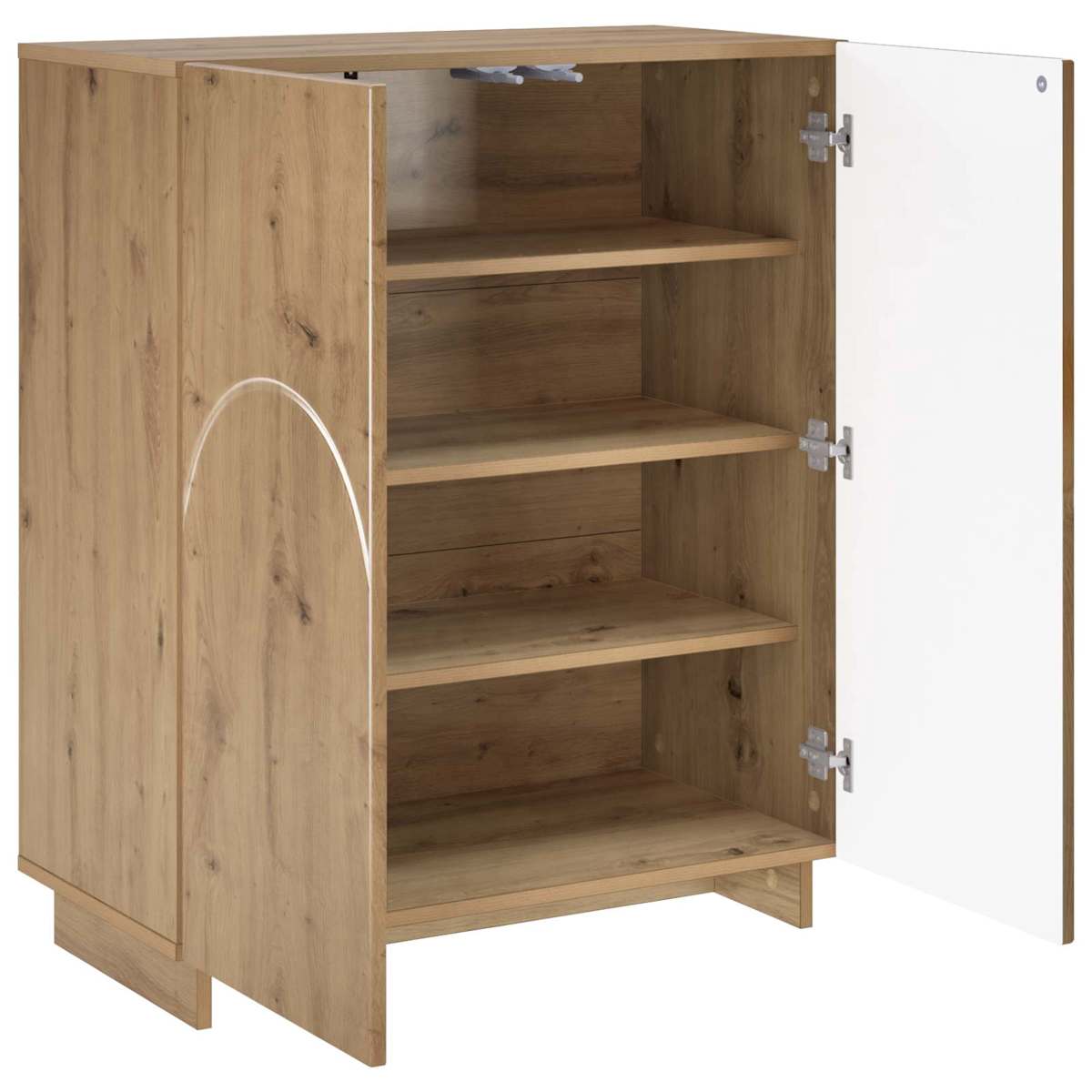 Skoskab 73 x 38 x 87,5 cm Konstrueret træ - Billede 3