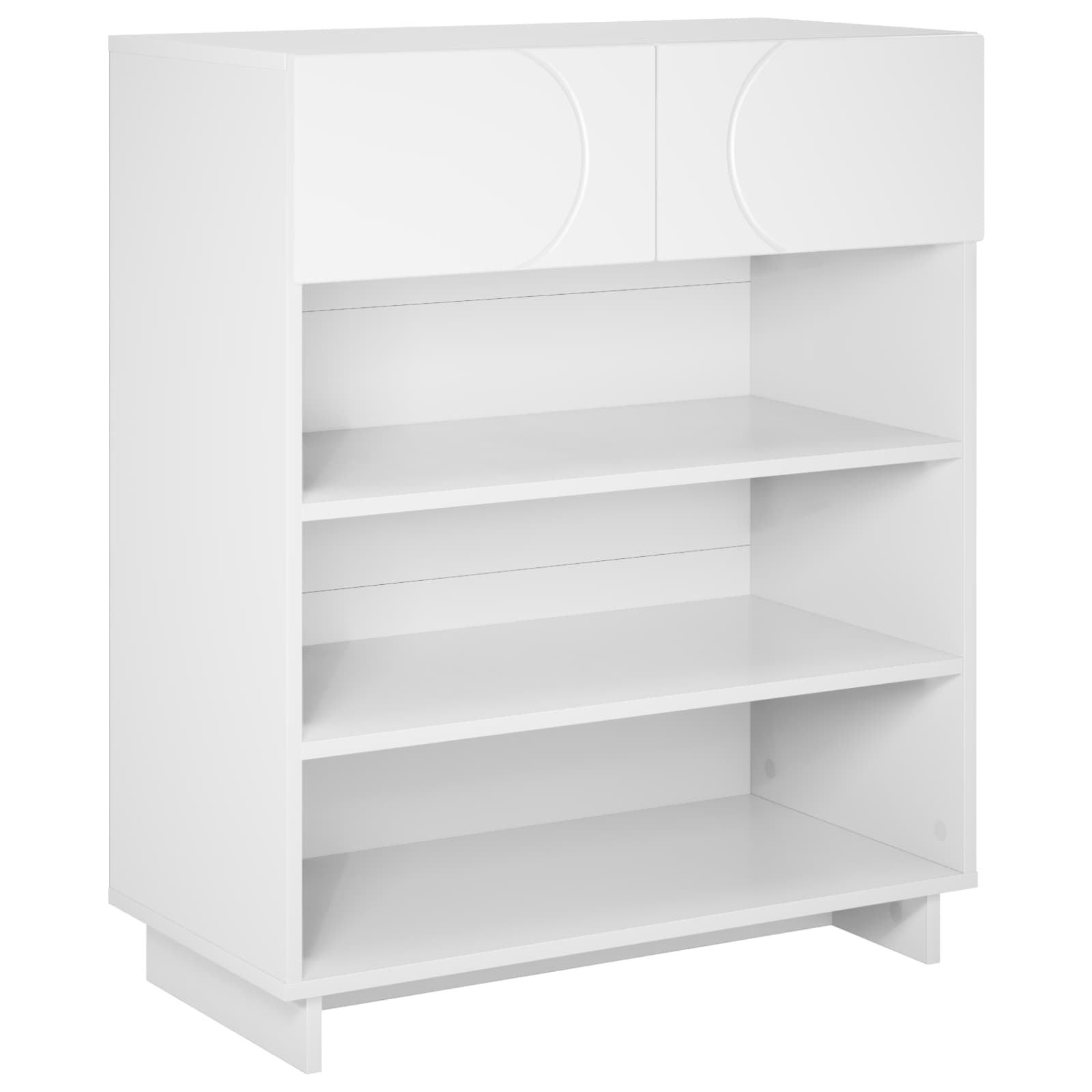 Schoenenkast 73 x 38 x 87,5 cm Bewerkt hout Wit image 2