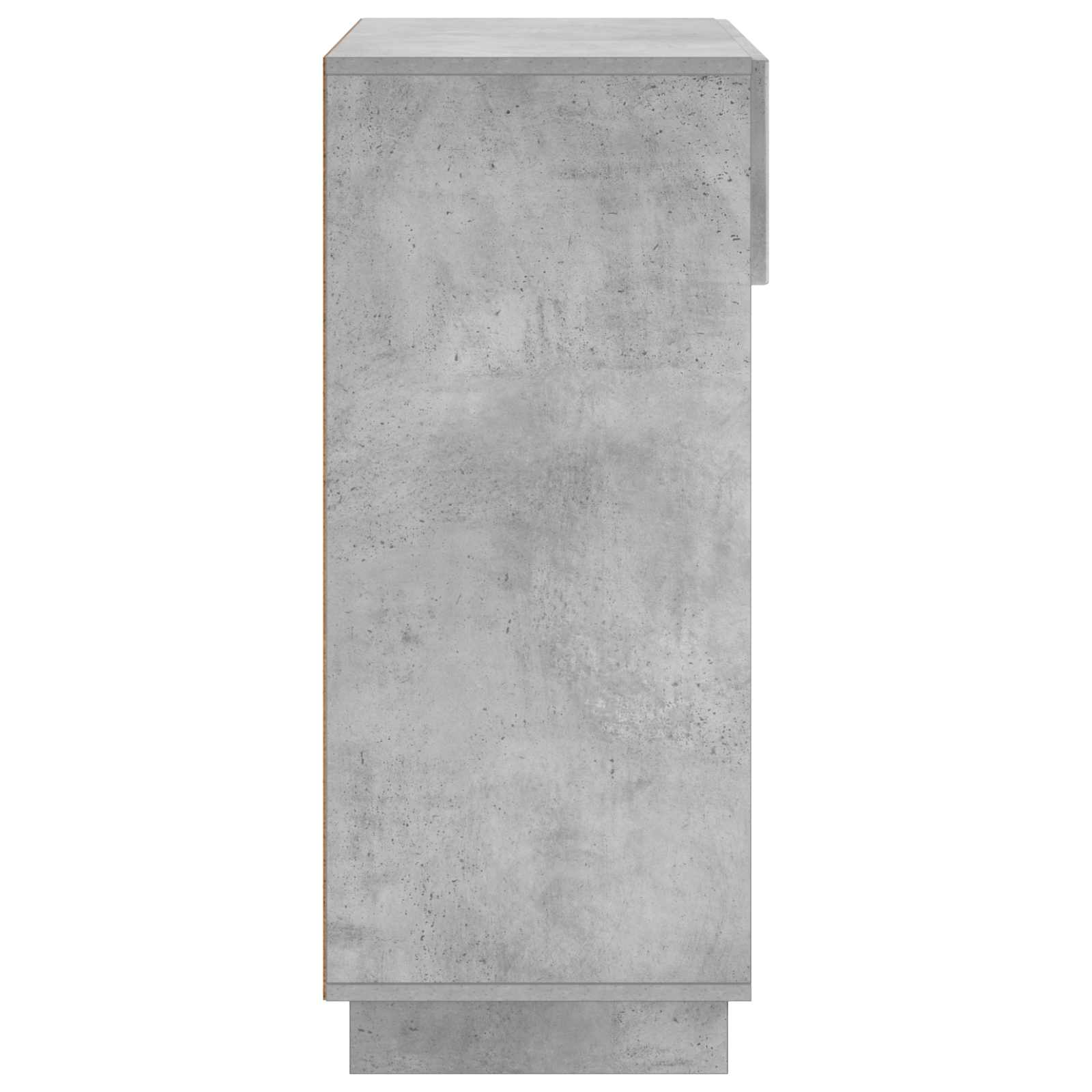 Schoenenkast 73 x 38 x 87,5 cm Bewerkt hout Betongrijs image 5
