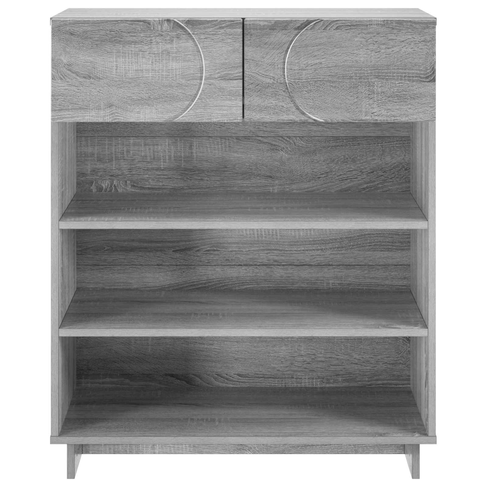 Schoenenkast 73 x 38 x 87,5 cm Bewerkt hout Grijs Sonoma image 4