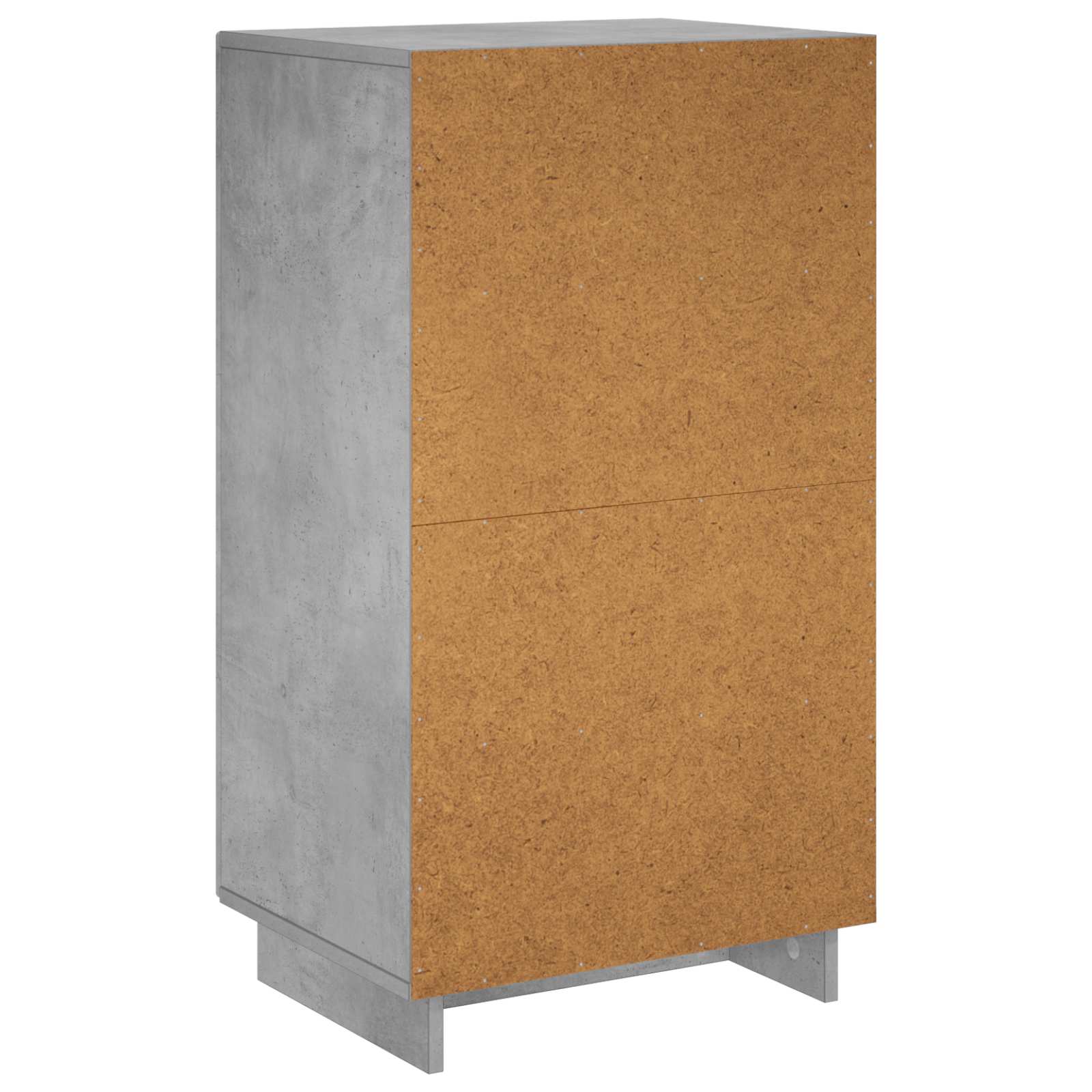 Schoenenkast 48 x 38 x 87,5 cm Bewerkt hout Betongrijs image 6