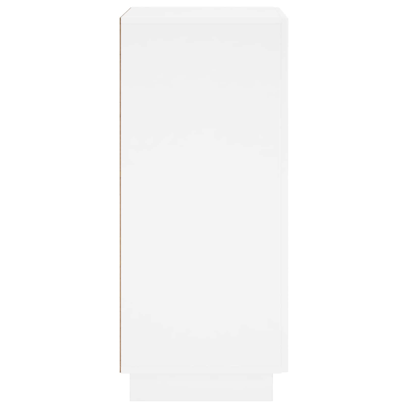 Schoenenkast 48 x 38 x 87,5 cm Bewerkt hout Hoogglans Wit image 5