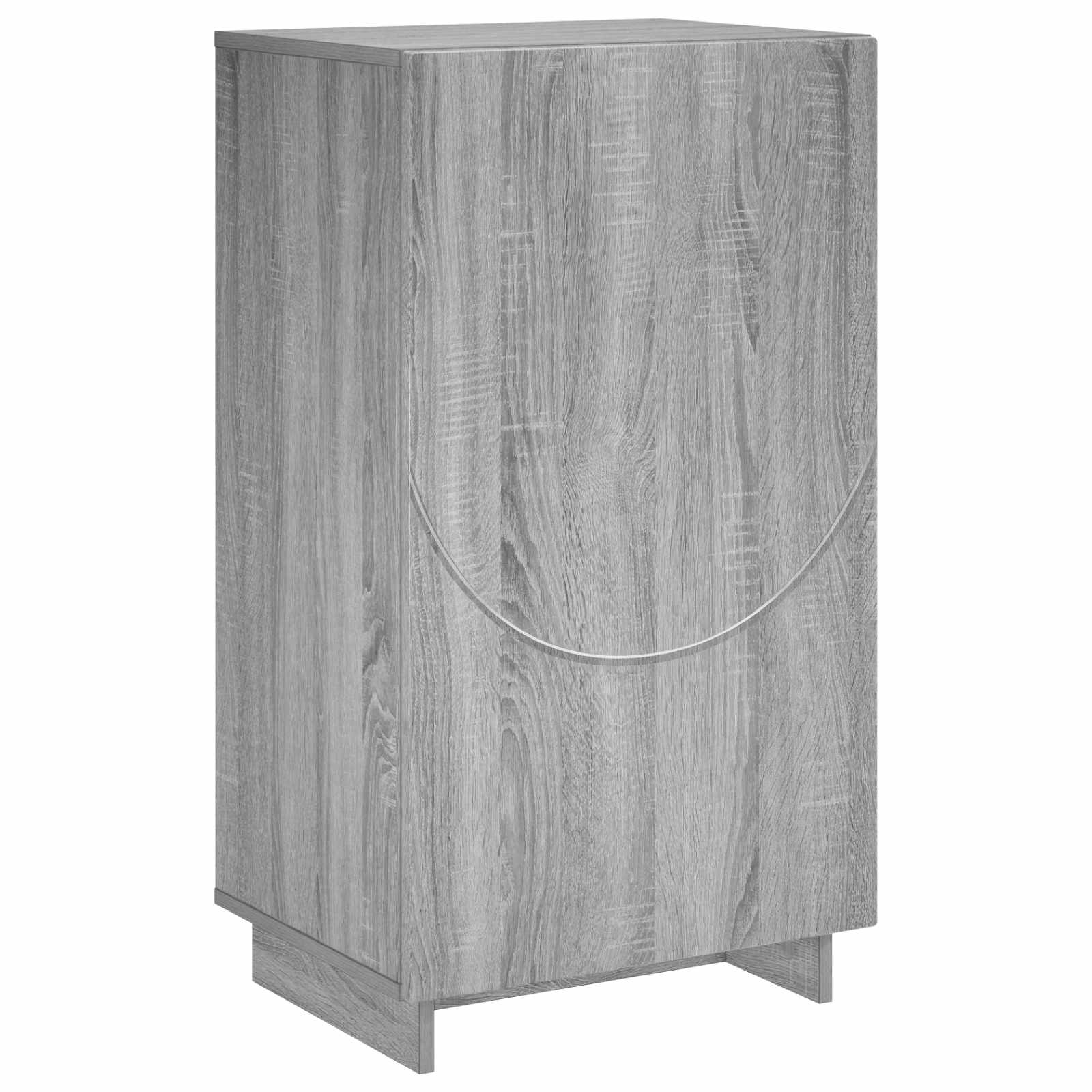 Schoenenkast 48 x 38 x 87,5 cm Bewerkt hout Grijs Sonoma image 2
