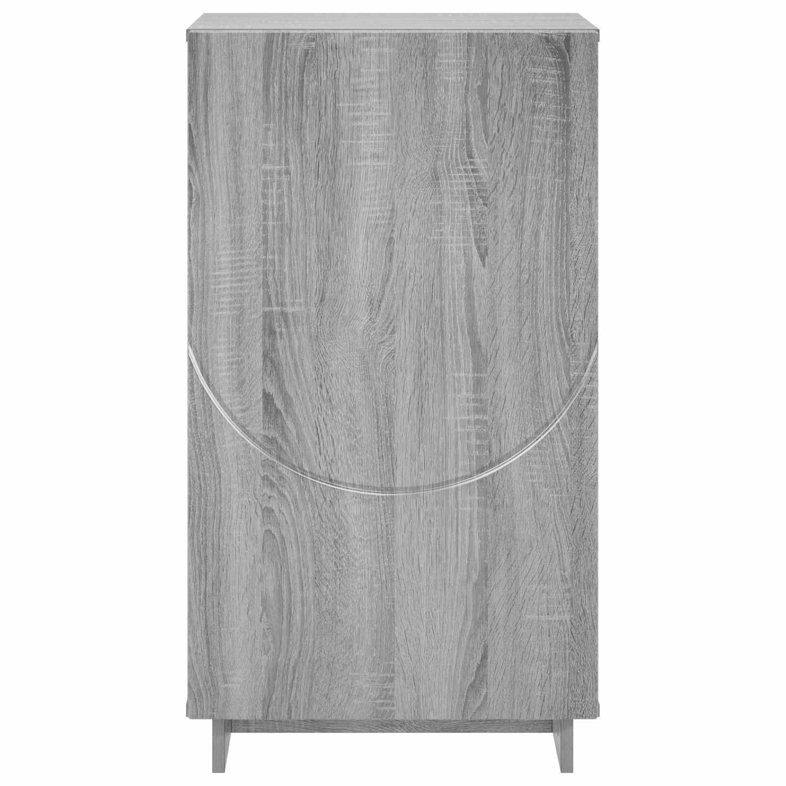 Schoenenkast 48 x 38 x 87,5 cm Bewerkt hout Grijs Sonoma image 4