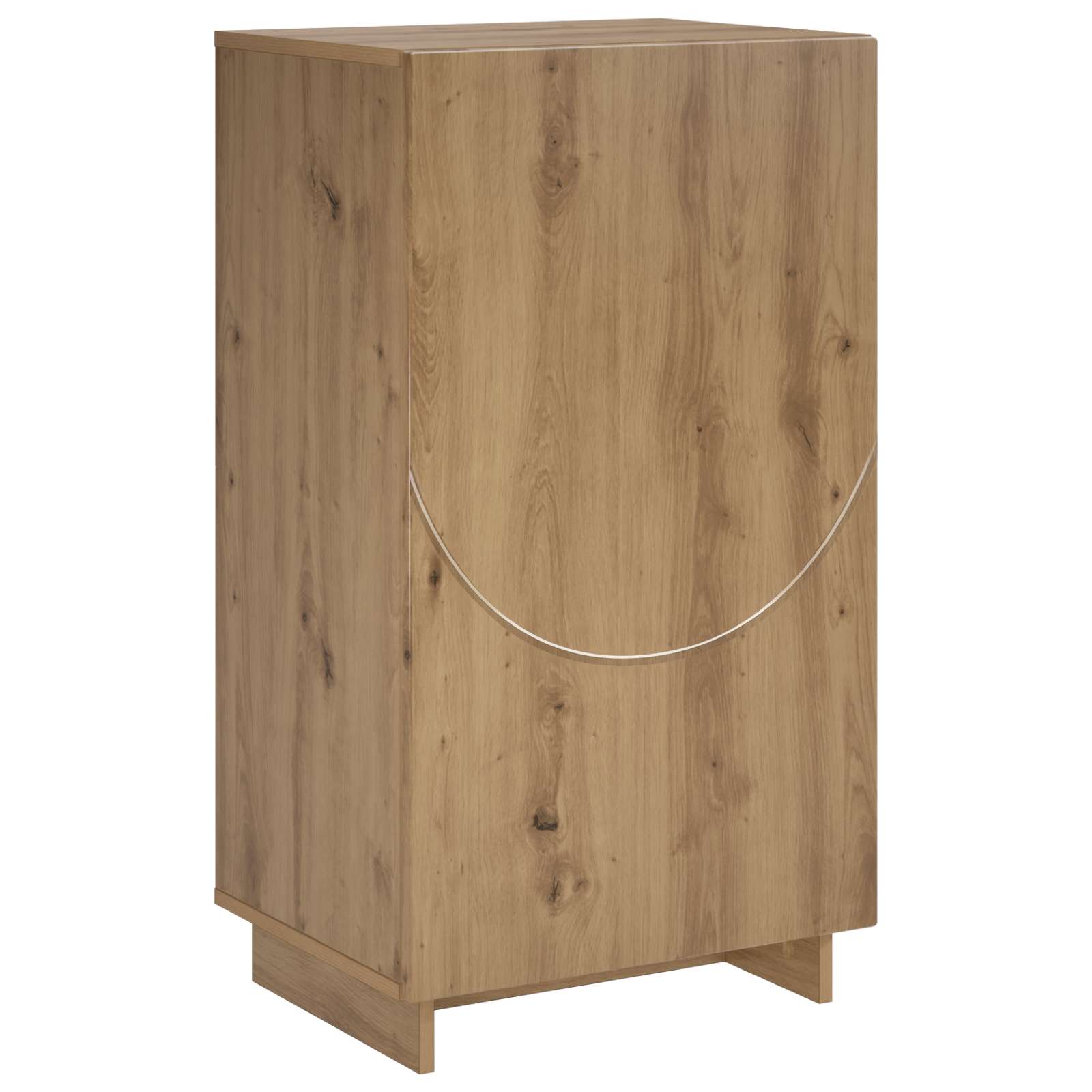 Schoenenkast 48 x 38 x 87,5 cm Bewerkt hout Artisanaal eiken image 2