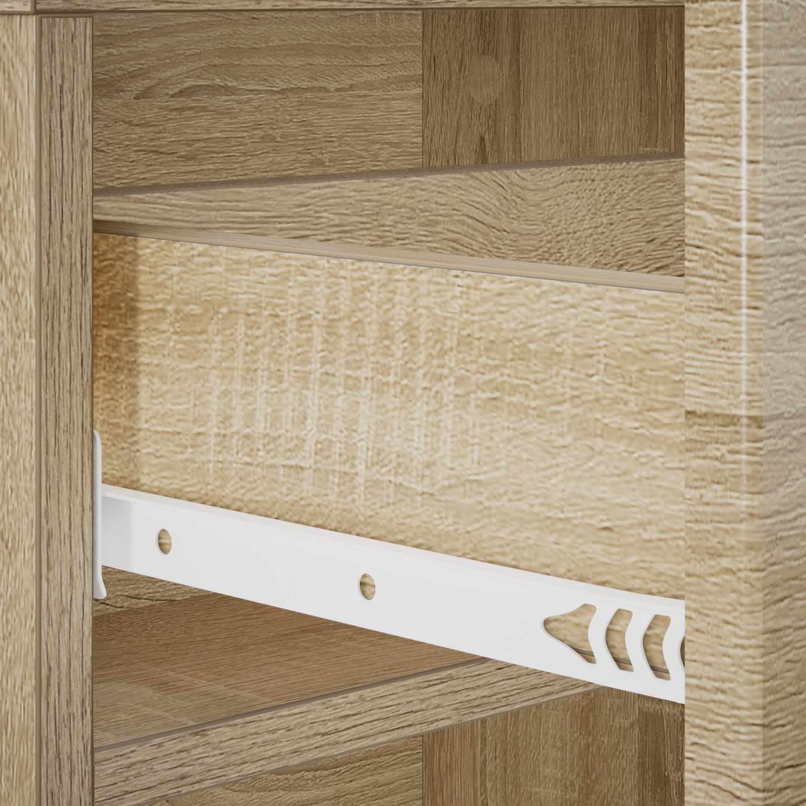Schoenenkast 48 x 38 x 87,5 cm Bewerkt hout Sonoma Eiken image 7