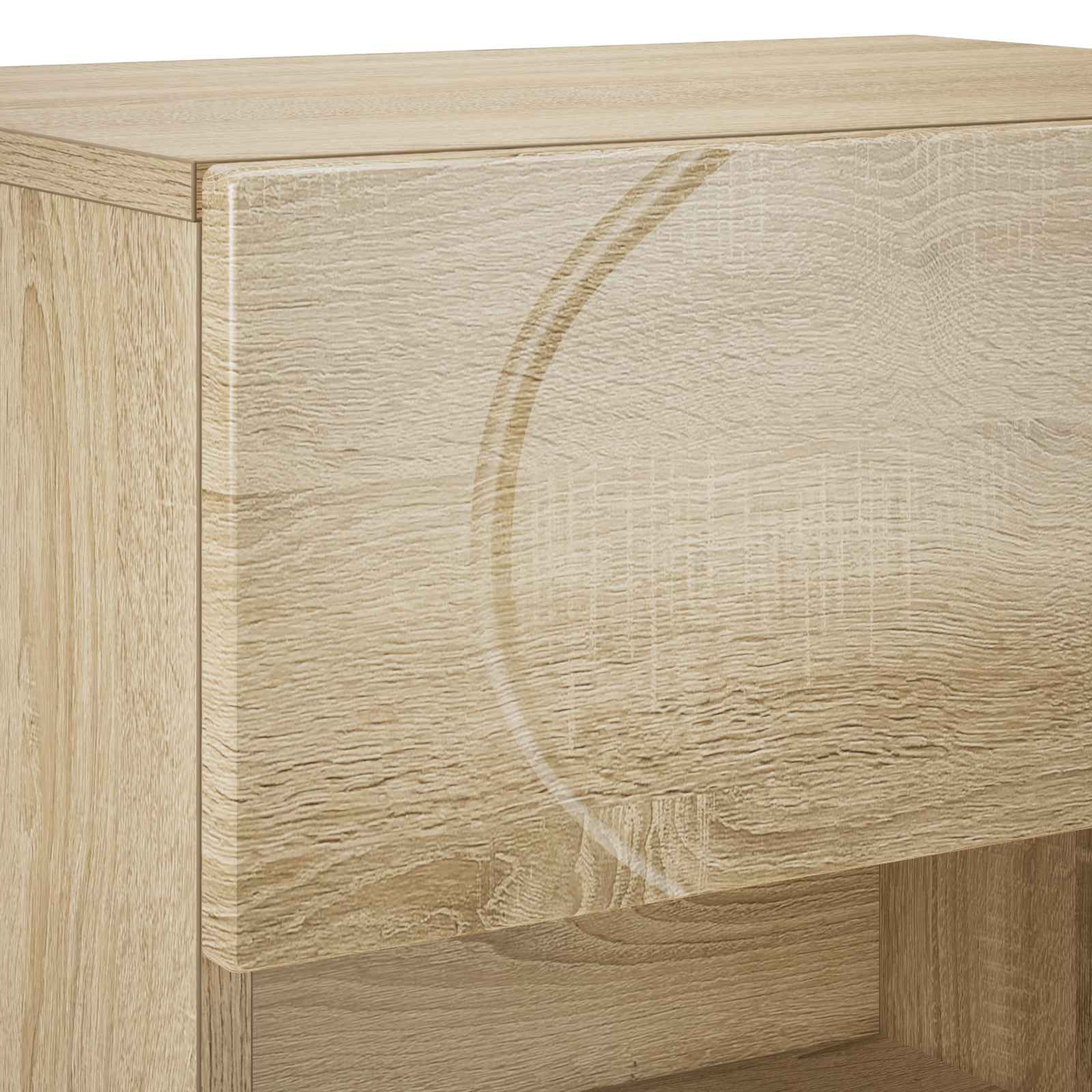 Schoenenkast 48 x 38 x 87,5 cm Bewerkt hout Sonoma Eiken image 8