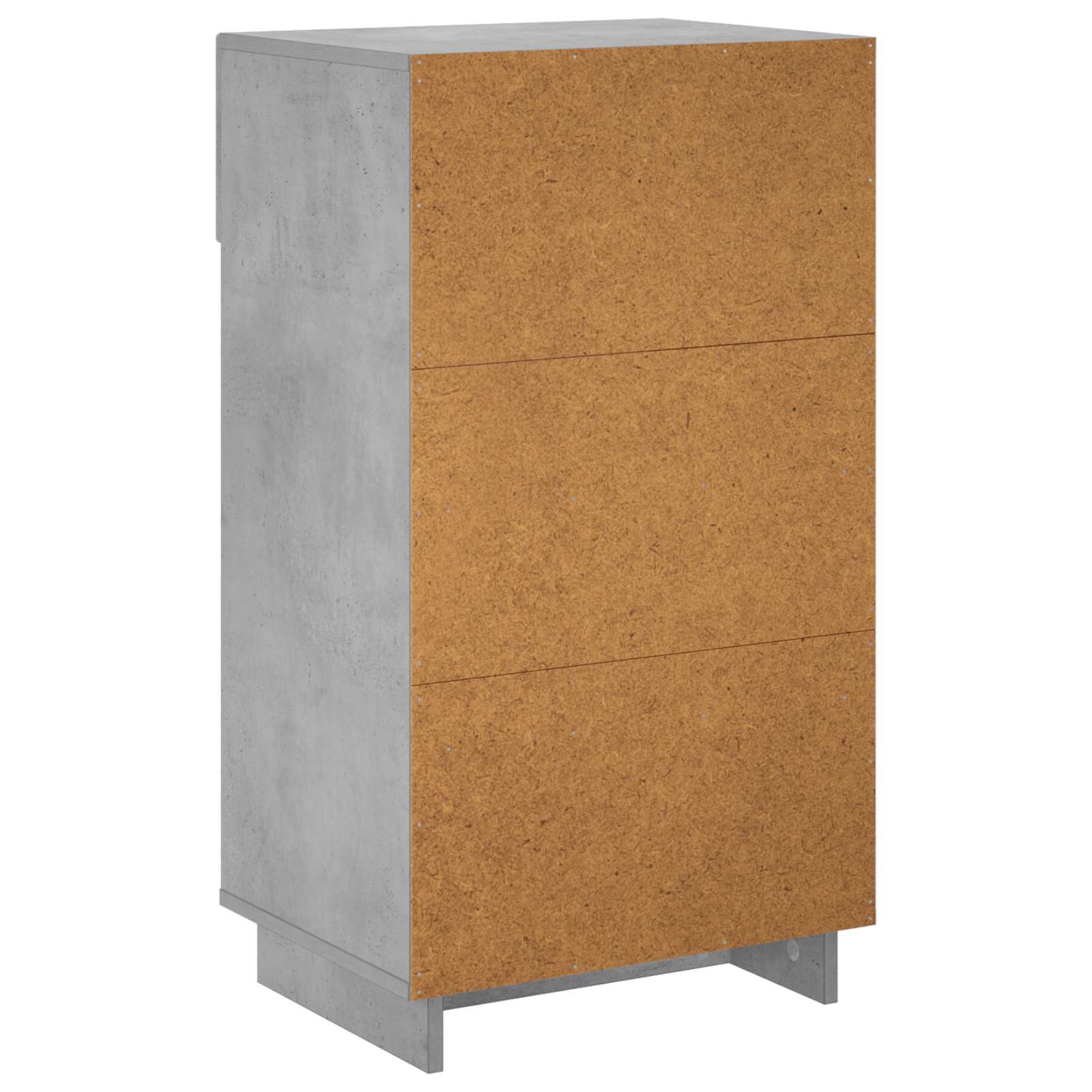 Schoenenkast 48 x 38 x 87,5 cm Bewerkt hout Betongrijs image 6