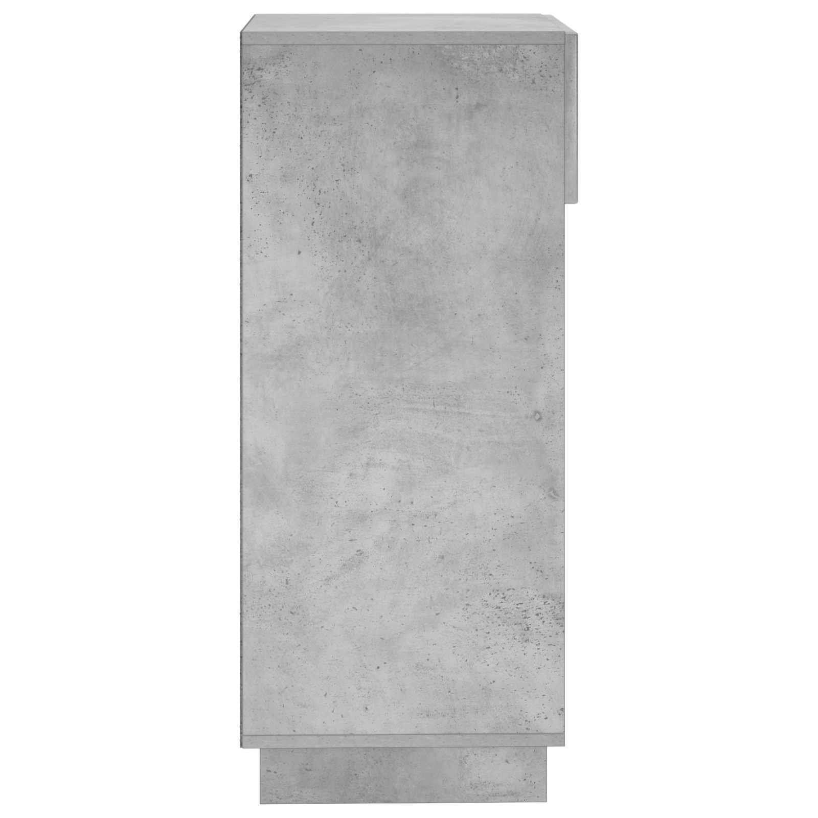 Schoenenkast 48 x 38 x 87,5 cm Bewerkt hout Betongrijs image 5