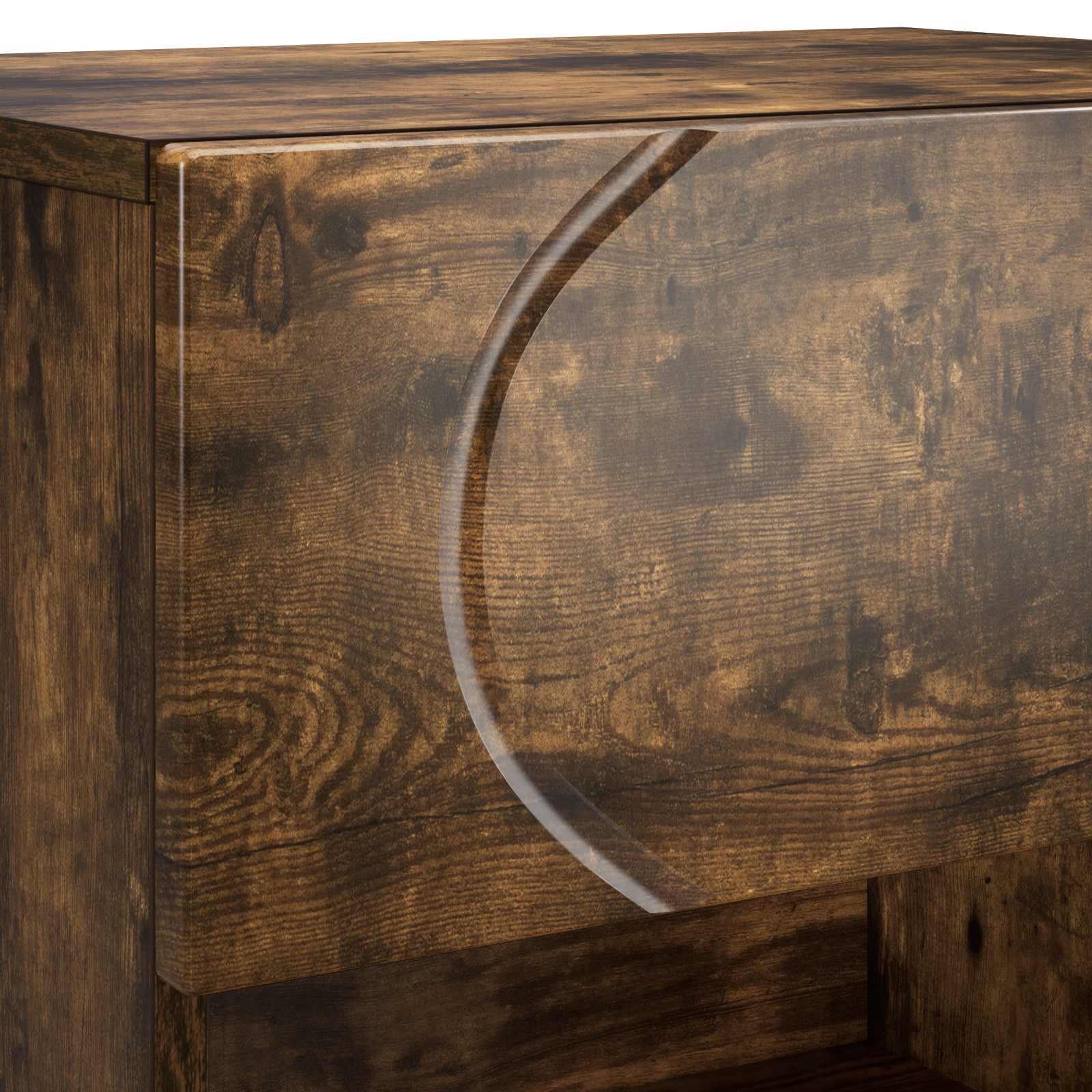 Schoenenkast 48 x 38 x 87,5 cm Bewerkt hout Gerookt eiken image 8